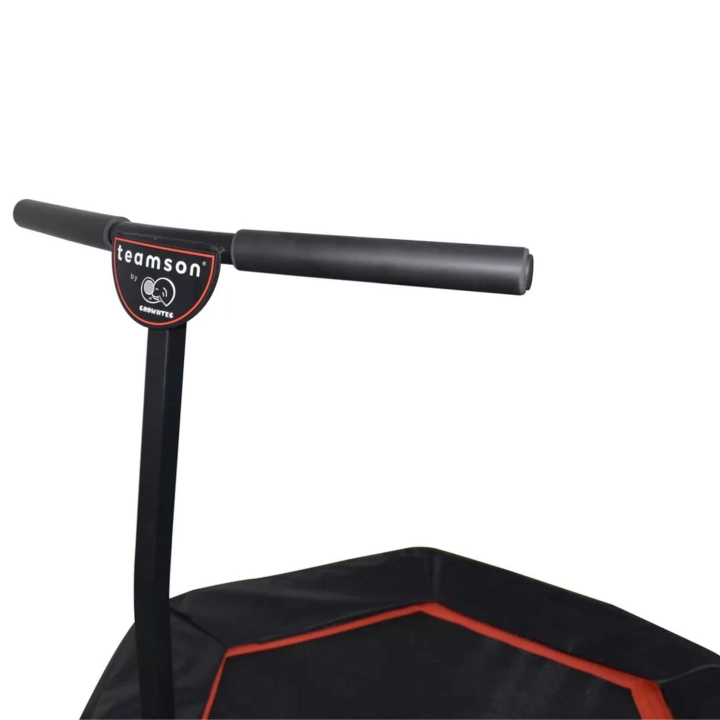 Crowntec 50'' UV-Resistant Hexagonal Trampoline with Handlebar on a white background