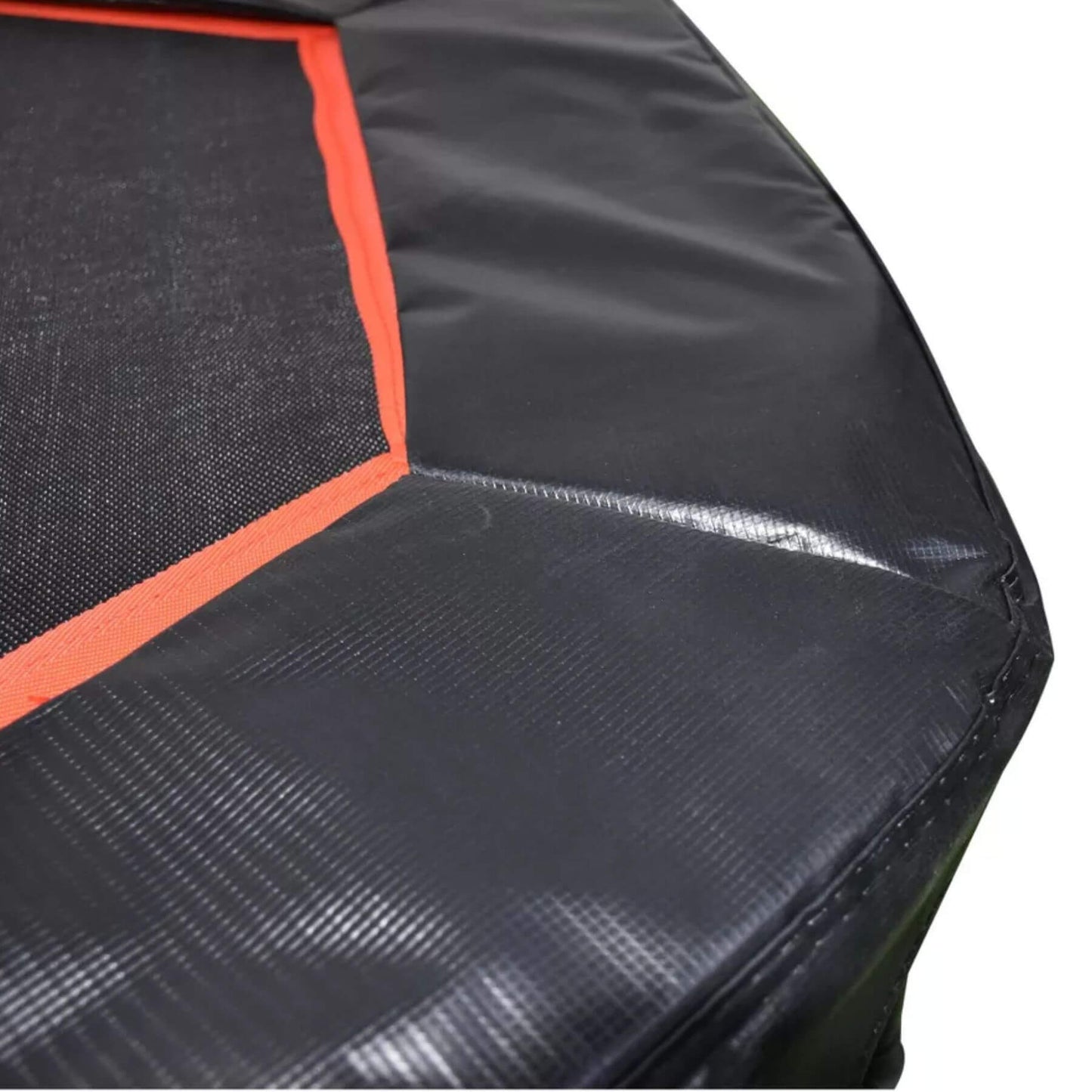 Crowntec 50'' UV-Resistant Hexagonal Trampoline with Handlebar on a white background