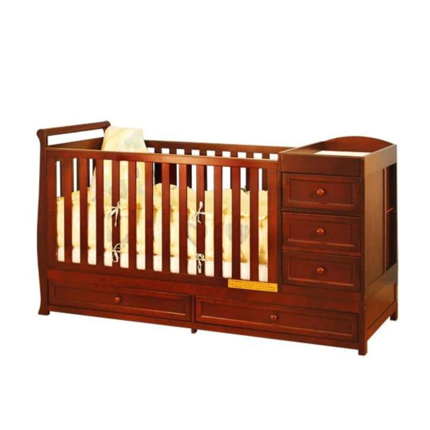 AFG Daphne 3-in-1 Crib and Changer Combo Cherry