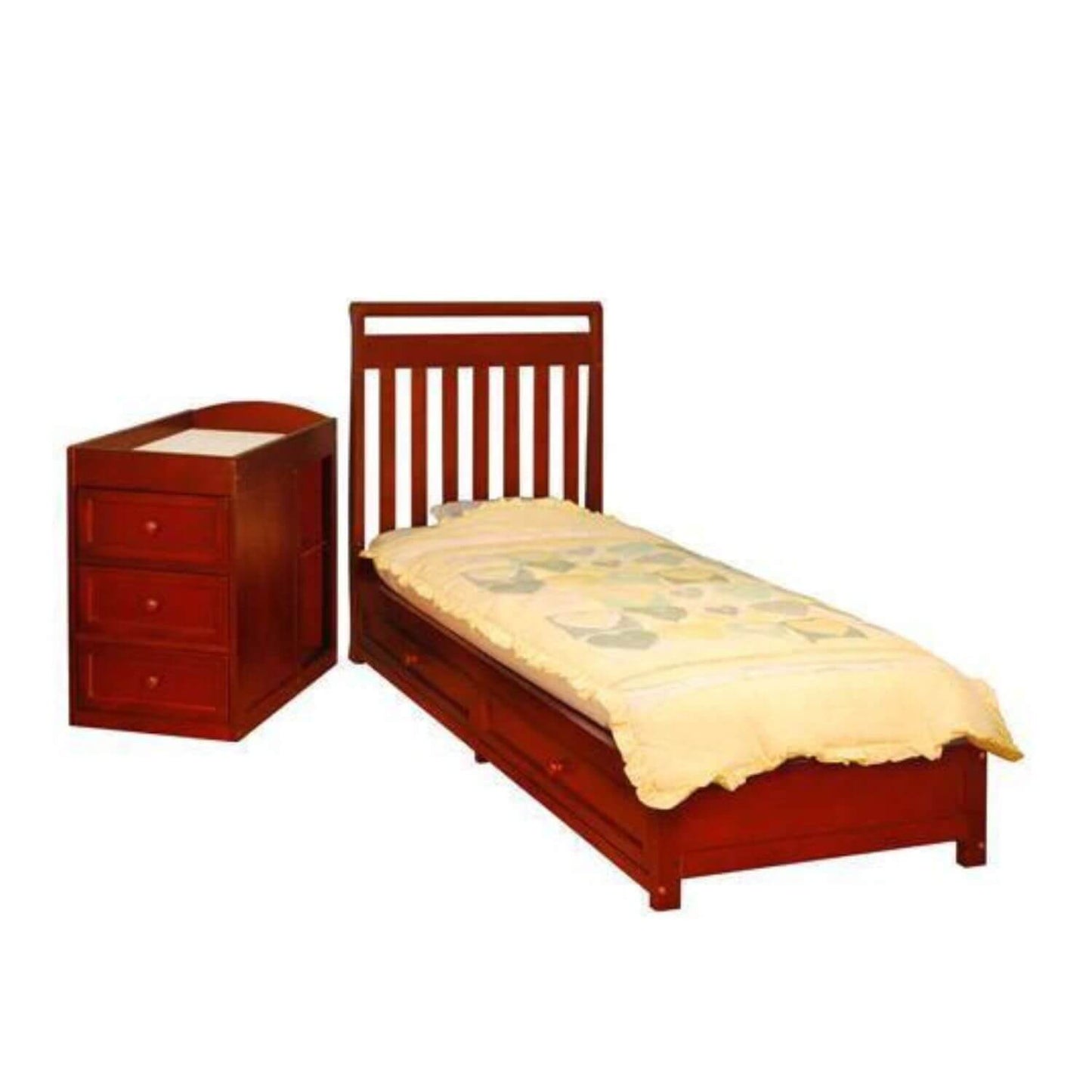 AFG Daphne 3-in-1 Crib and Changer Combo Cherry