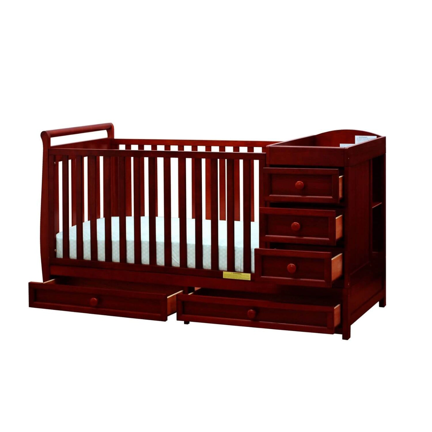 AFG Daphne 3-in-1 Crib and Changer Combo Cherry