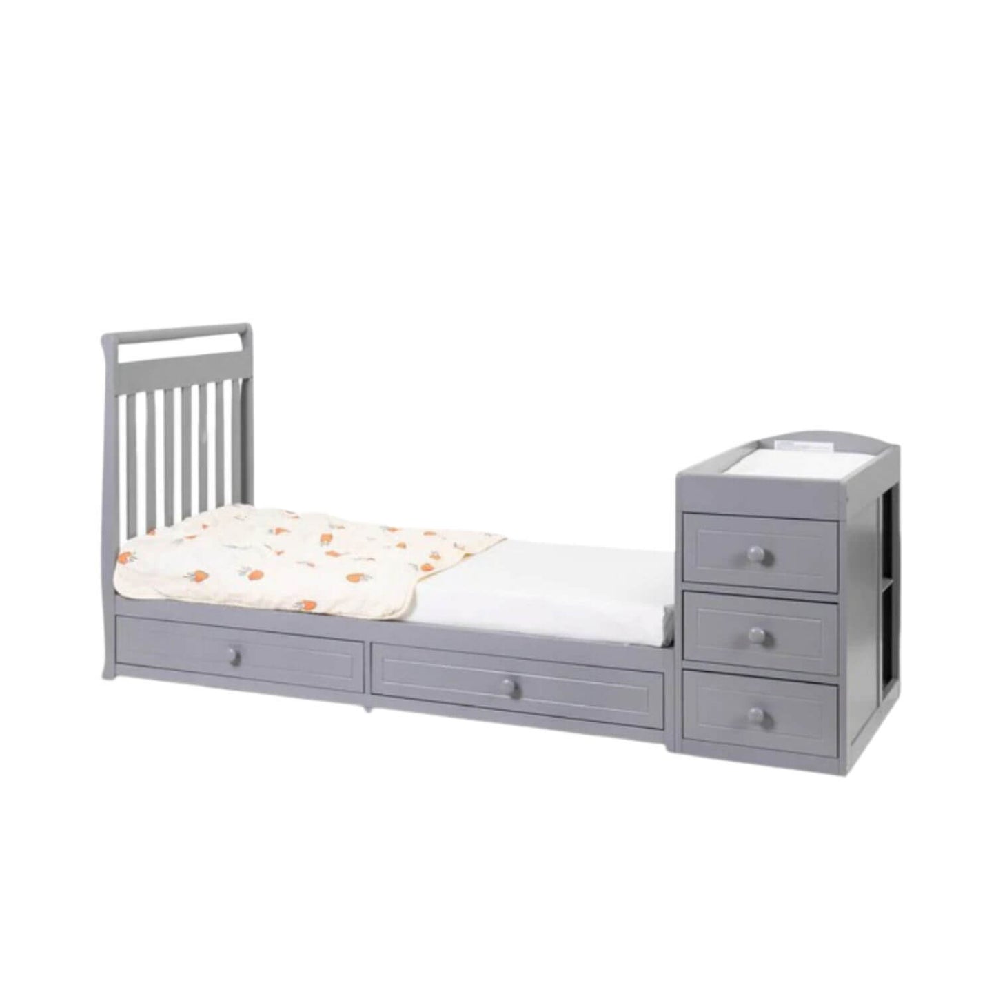 AFG Daphne 3-in-1 Crib and Changer Combo Gray