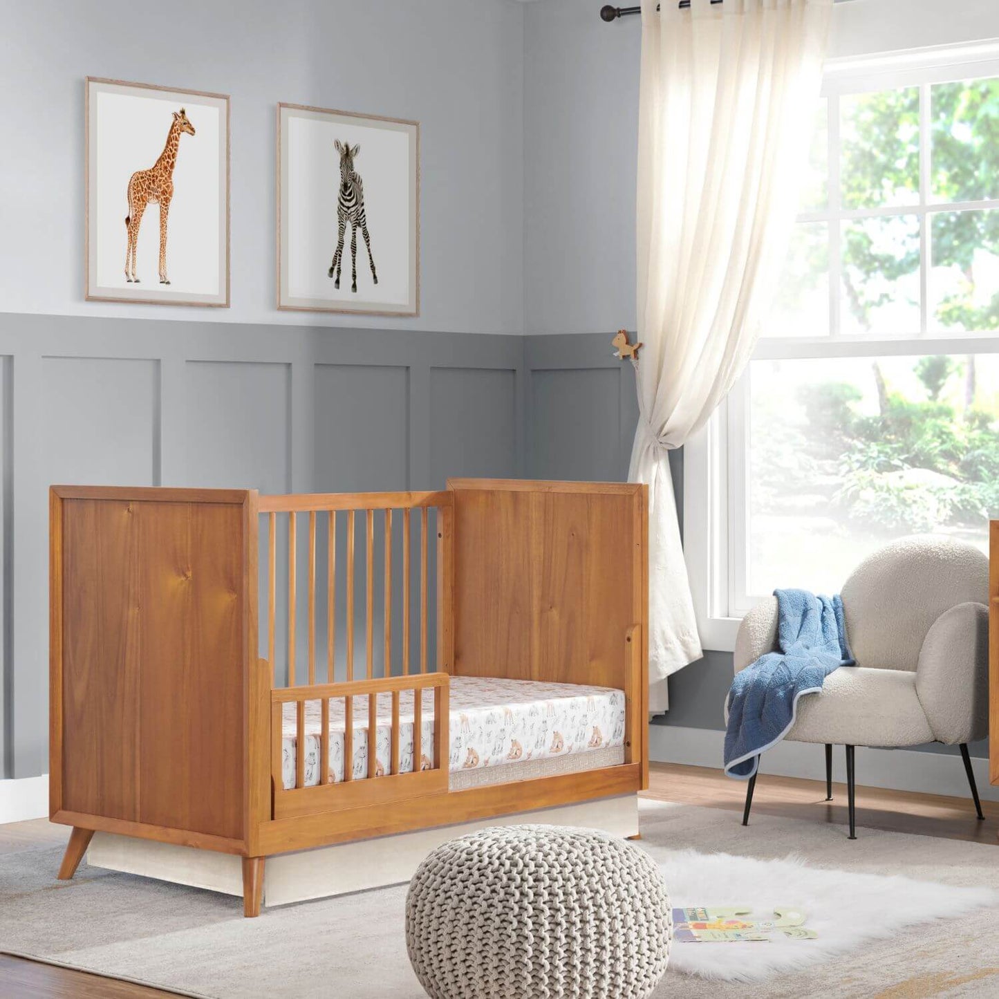 Oxford Baby Dawson Guard Rail | Honey Brown