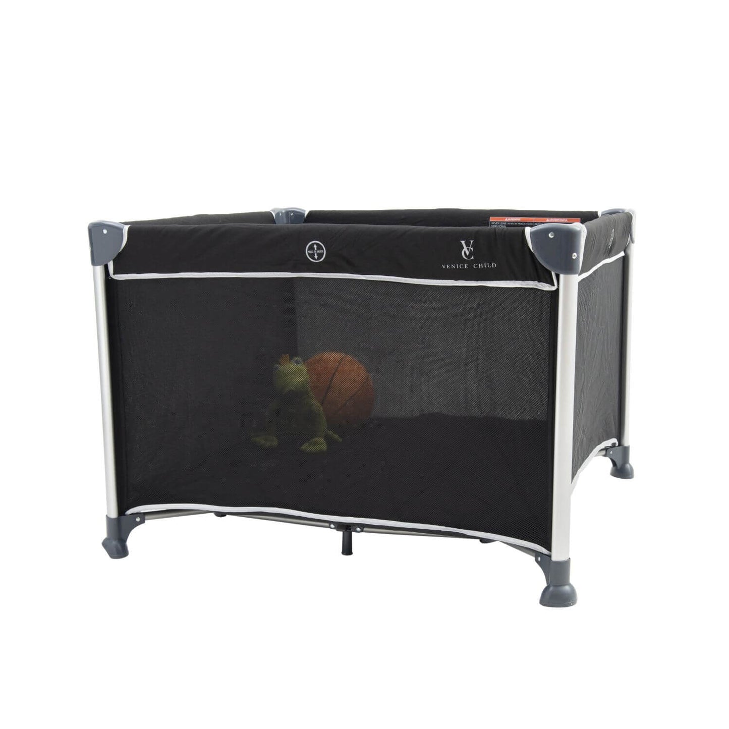 Venice Child DayDreamer 40" x 40" Playard | Black