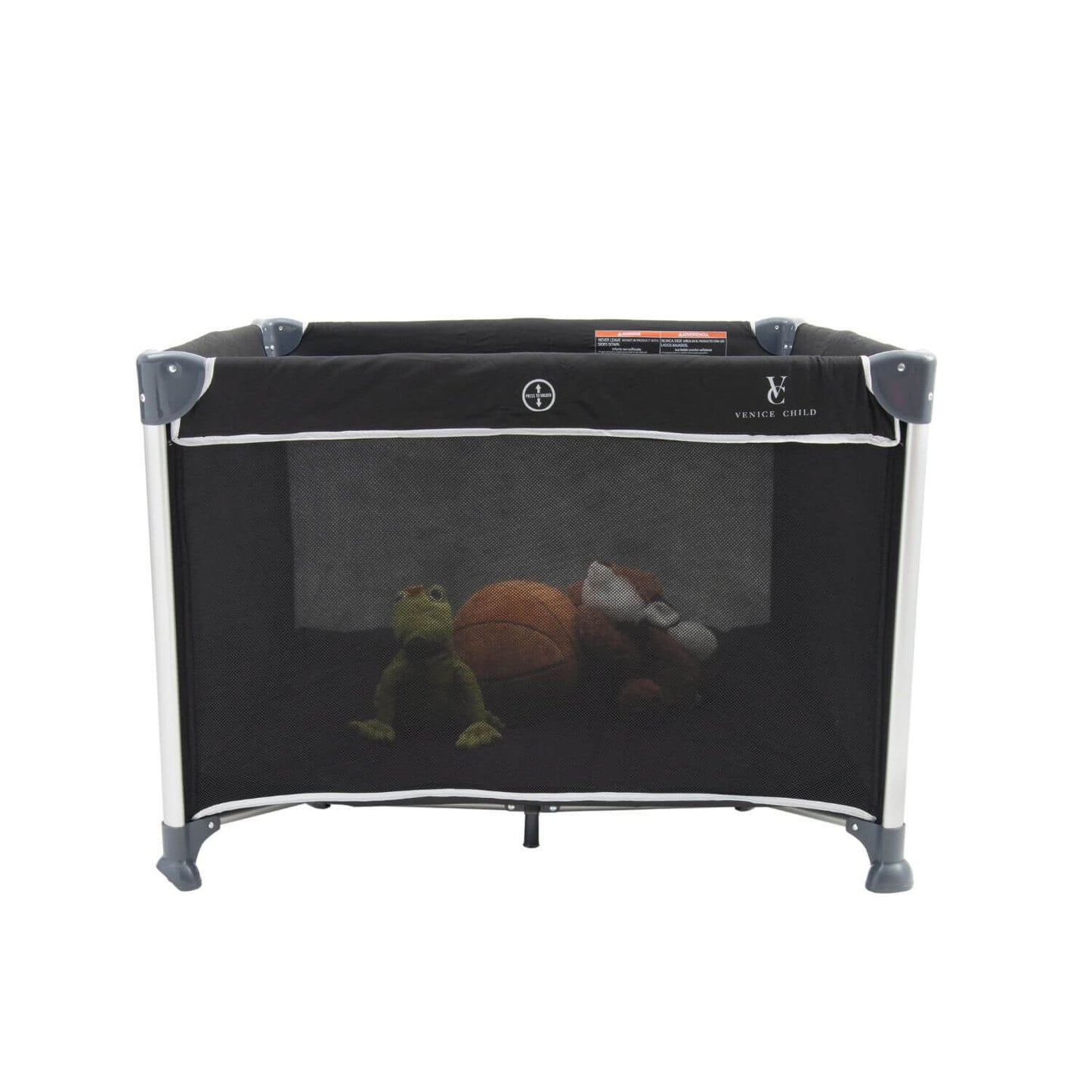 Venice Child DayDreamer 40" x 40" Playard | Black