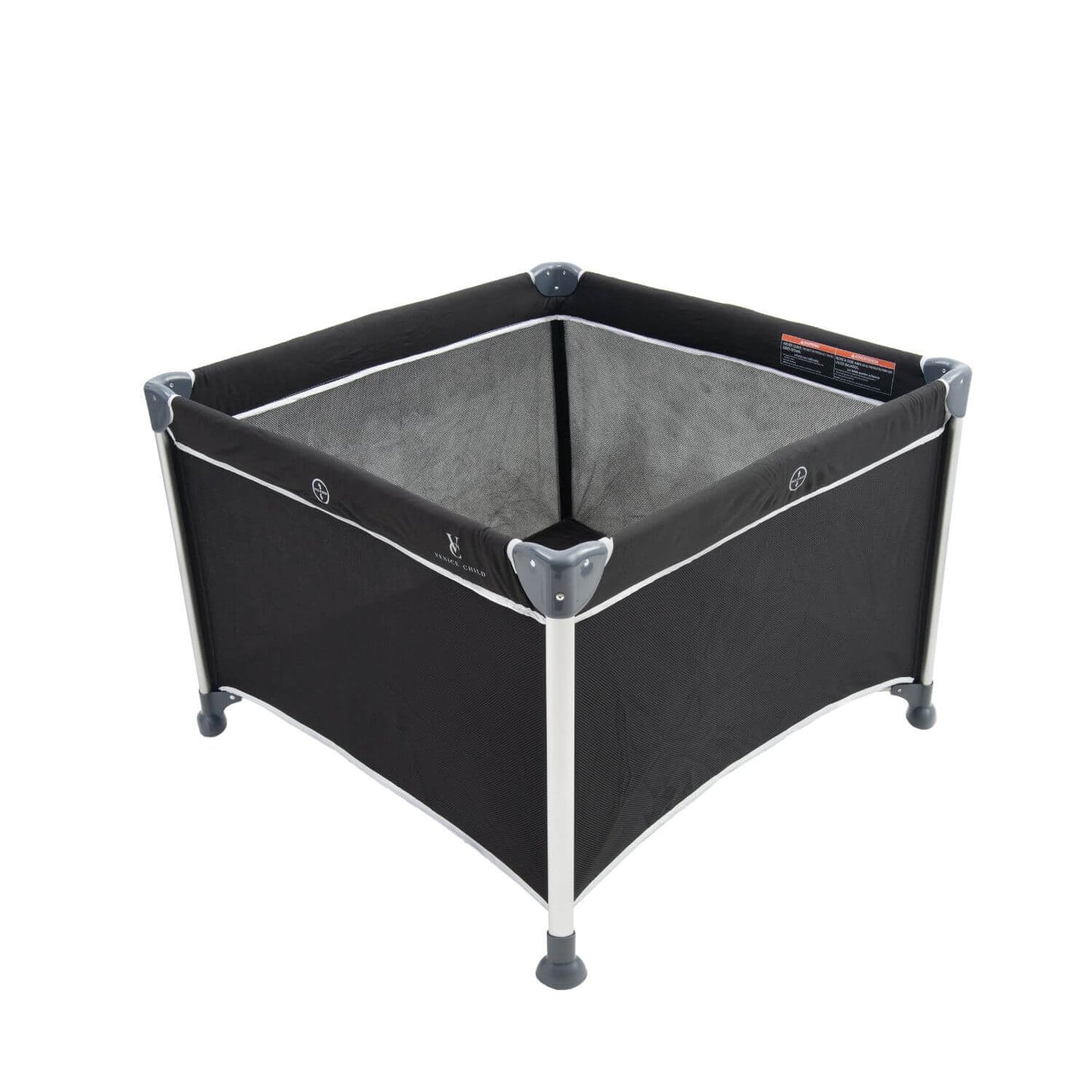 Venice Child DayDreamer 40" x 40" Playard | Black