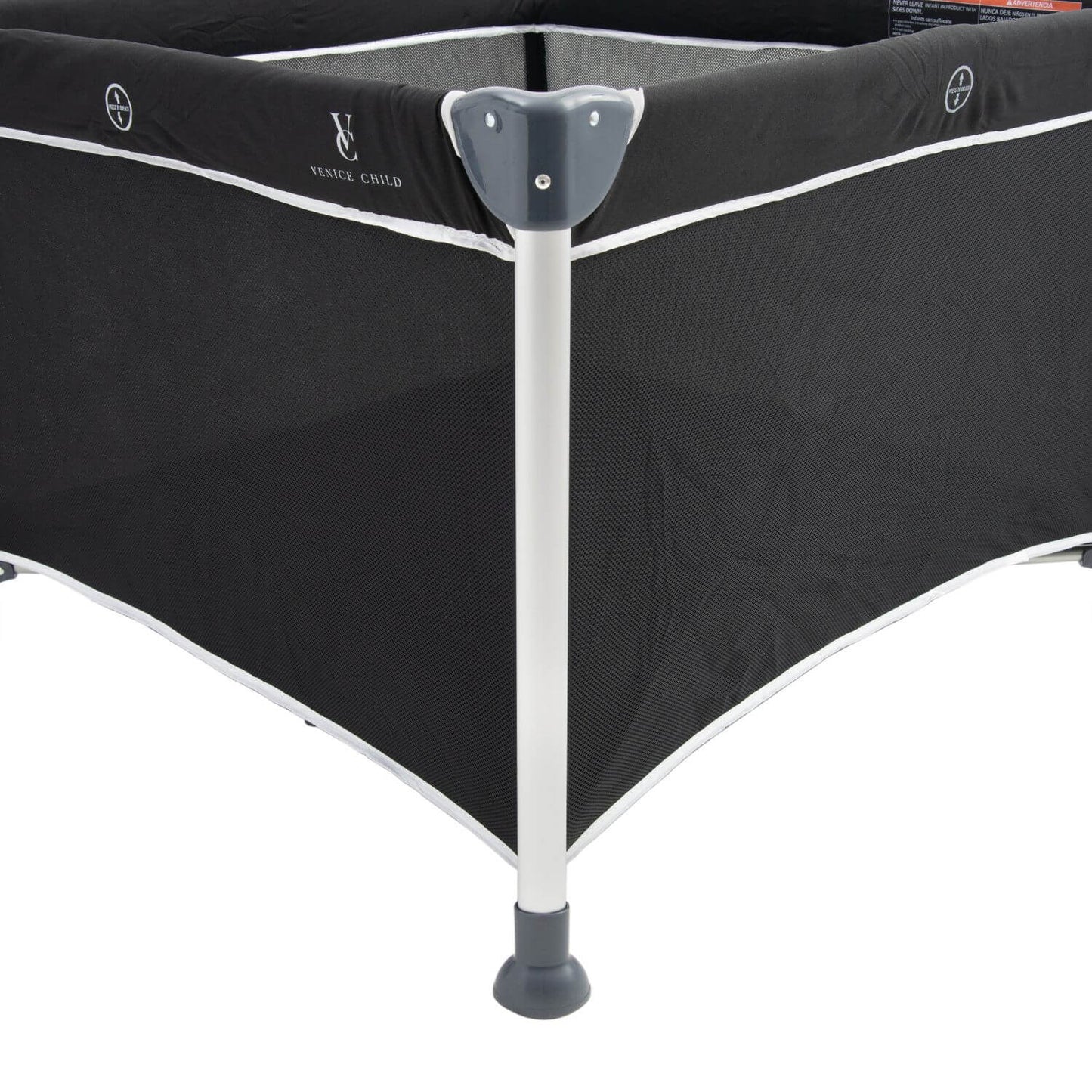 Venice Child DayDreamer 40" x 40" Playard | Black