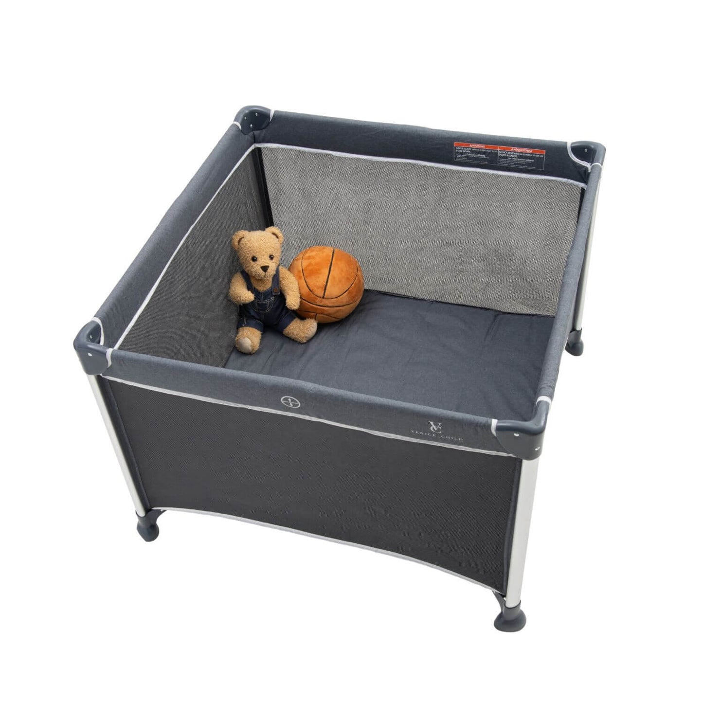 Venice Child DayDreamer 40" x 40" Playard | Gray