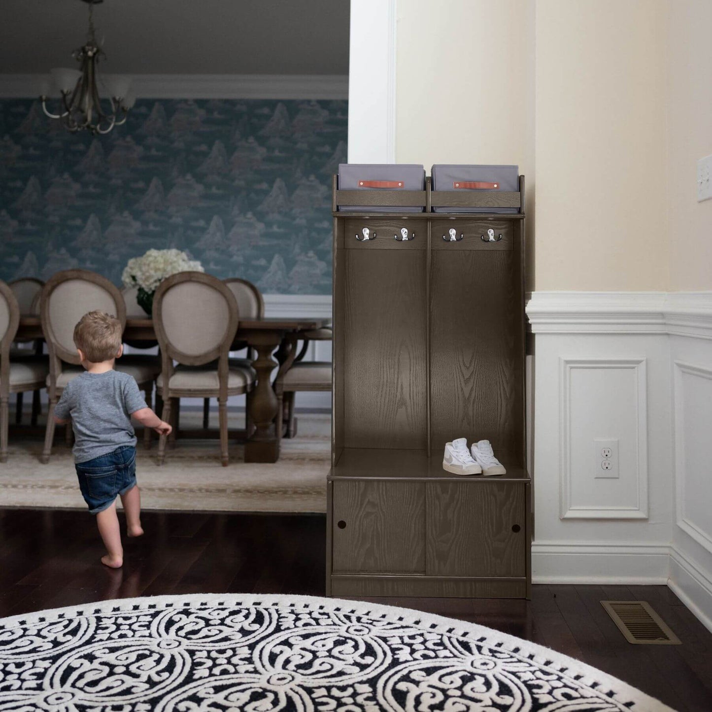 Little Partners Deluxe Cubby Charcoal Grey