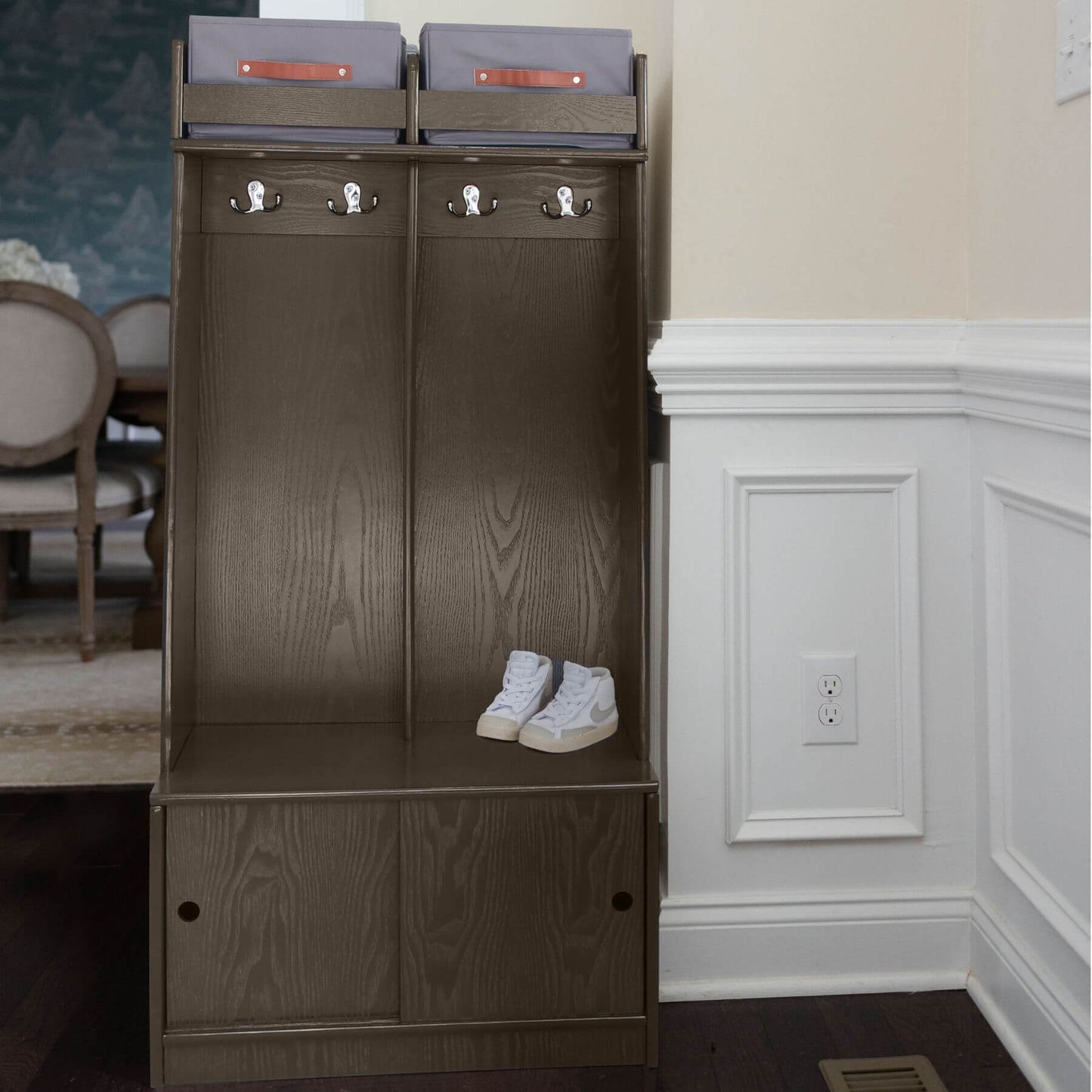 Little Partners Deluxe Cubby Charcoal Grey