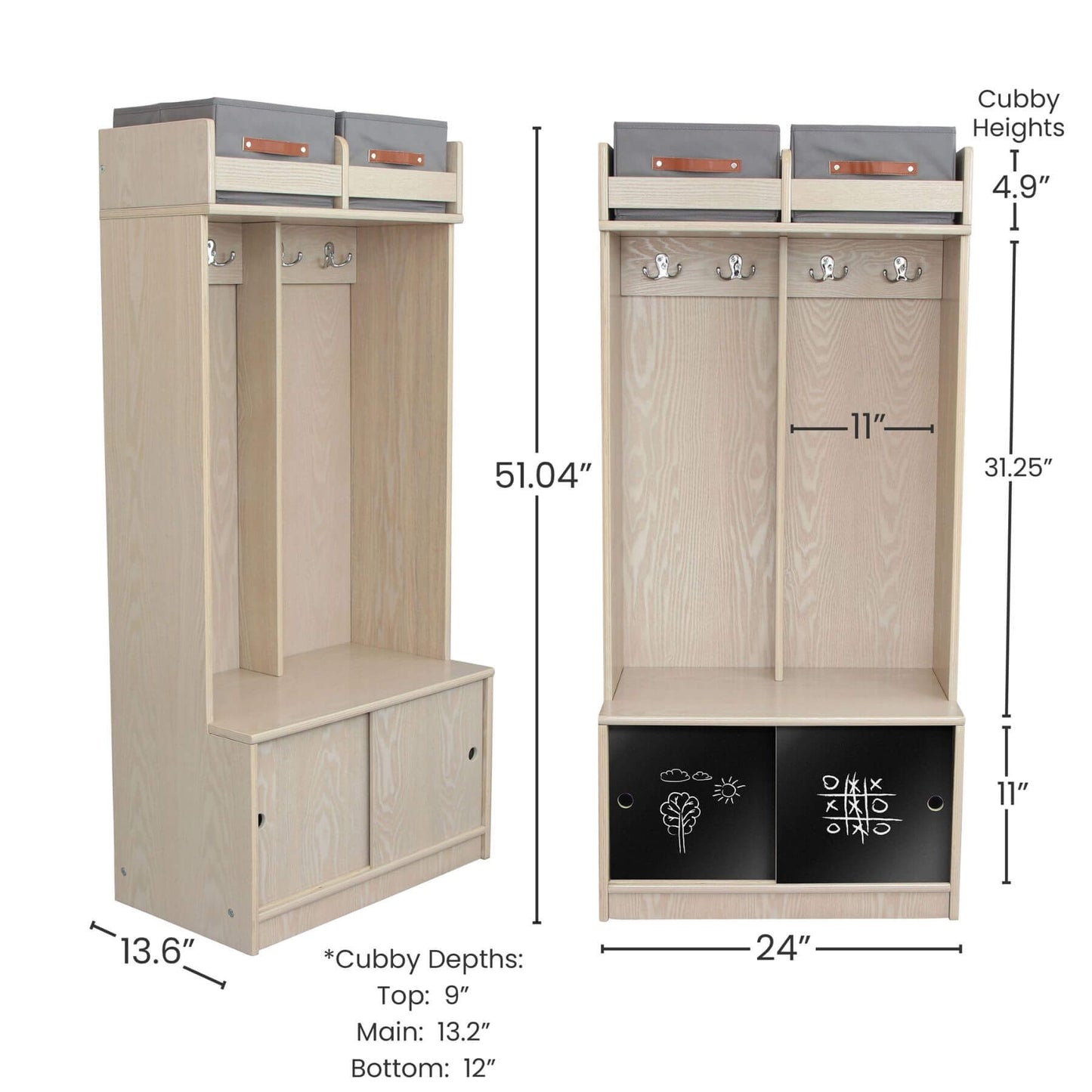 Little Partners Deluxe Cubby Ivory