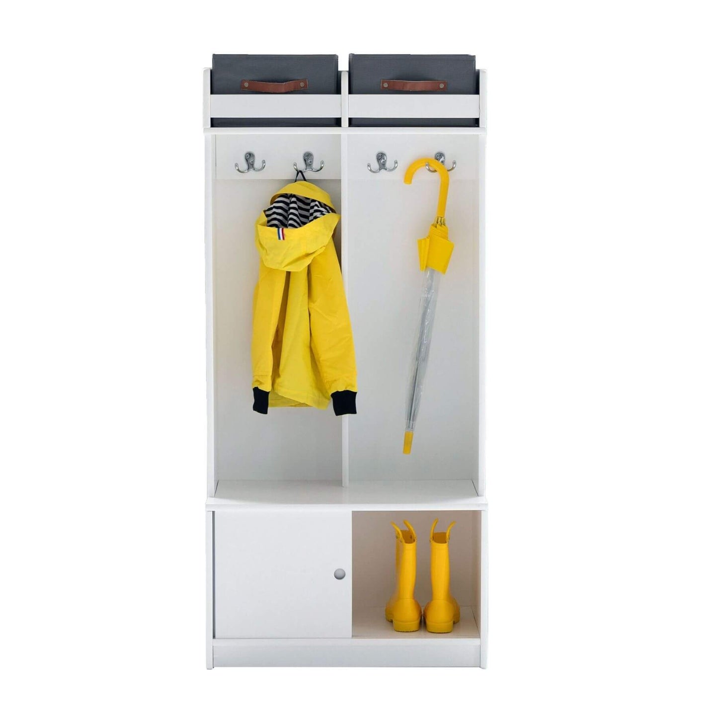 Little Partners Deluxe Cubby White