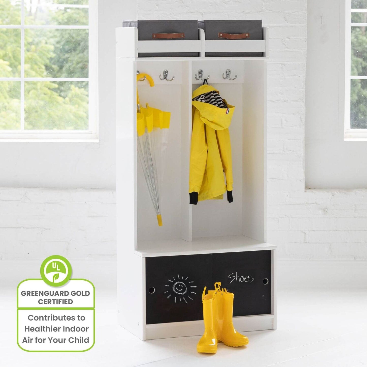 Little Partners Deluxe Cubby White