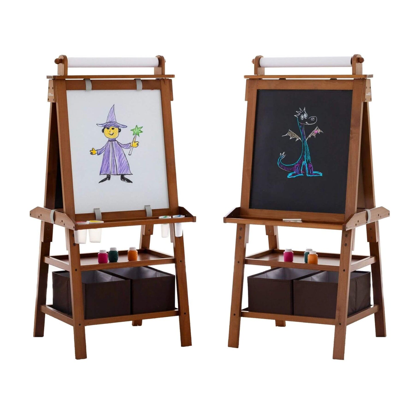 Little Partners Deluxe Learn & Play Art Center Espresso