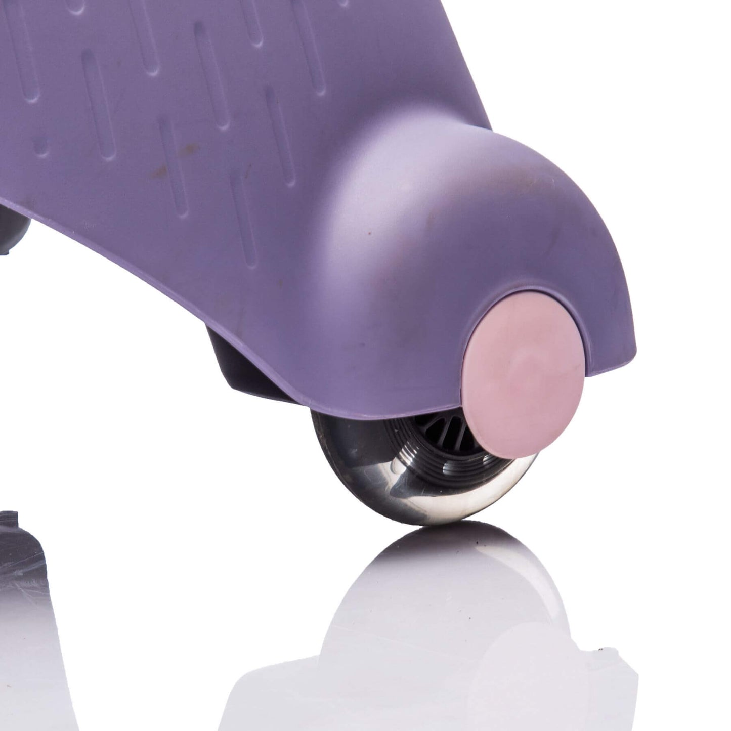 Close-up of HIFINE 6V Kids Ride On Electric Wiggle Car - Purple