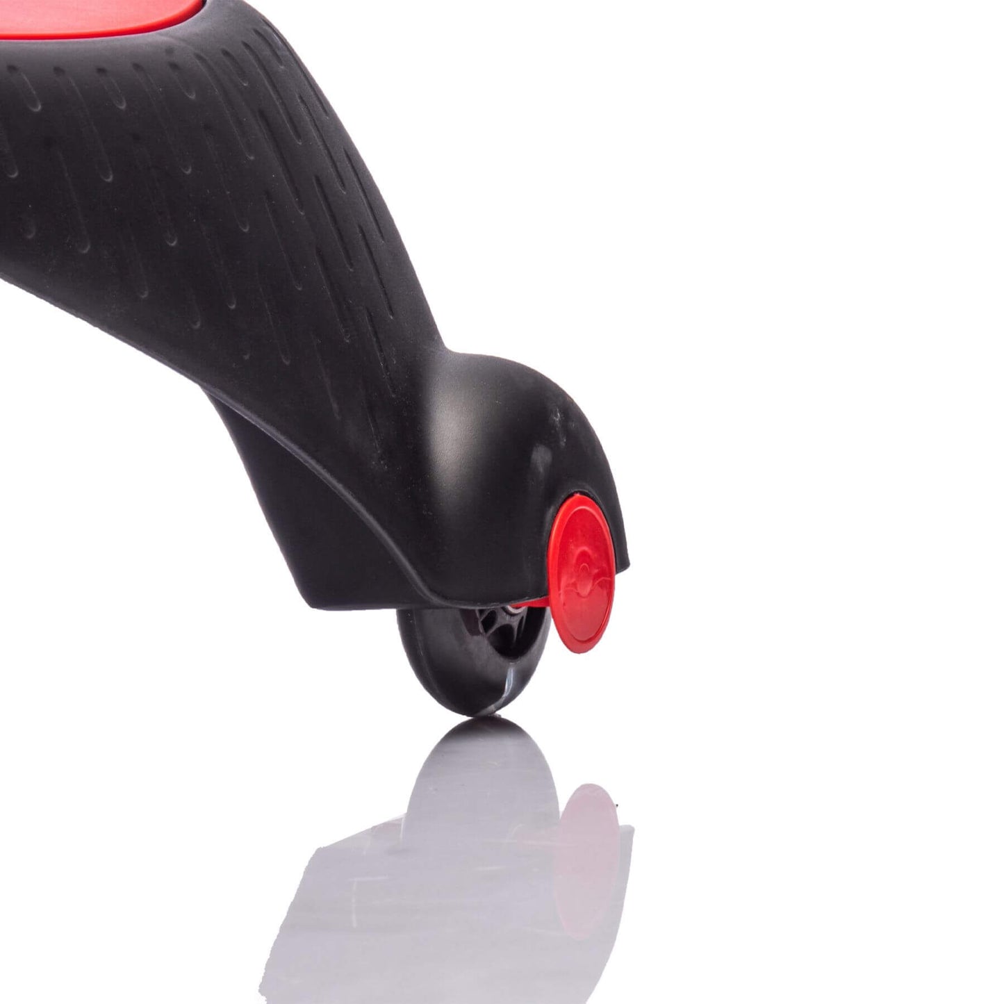 Close-up of HIFINE 6V Kids Ride On Electric Wiggle Car - Red & Black