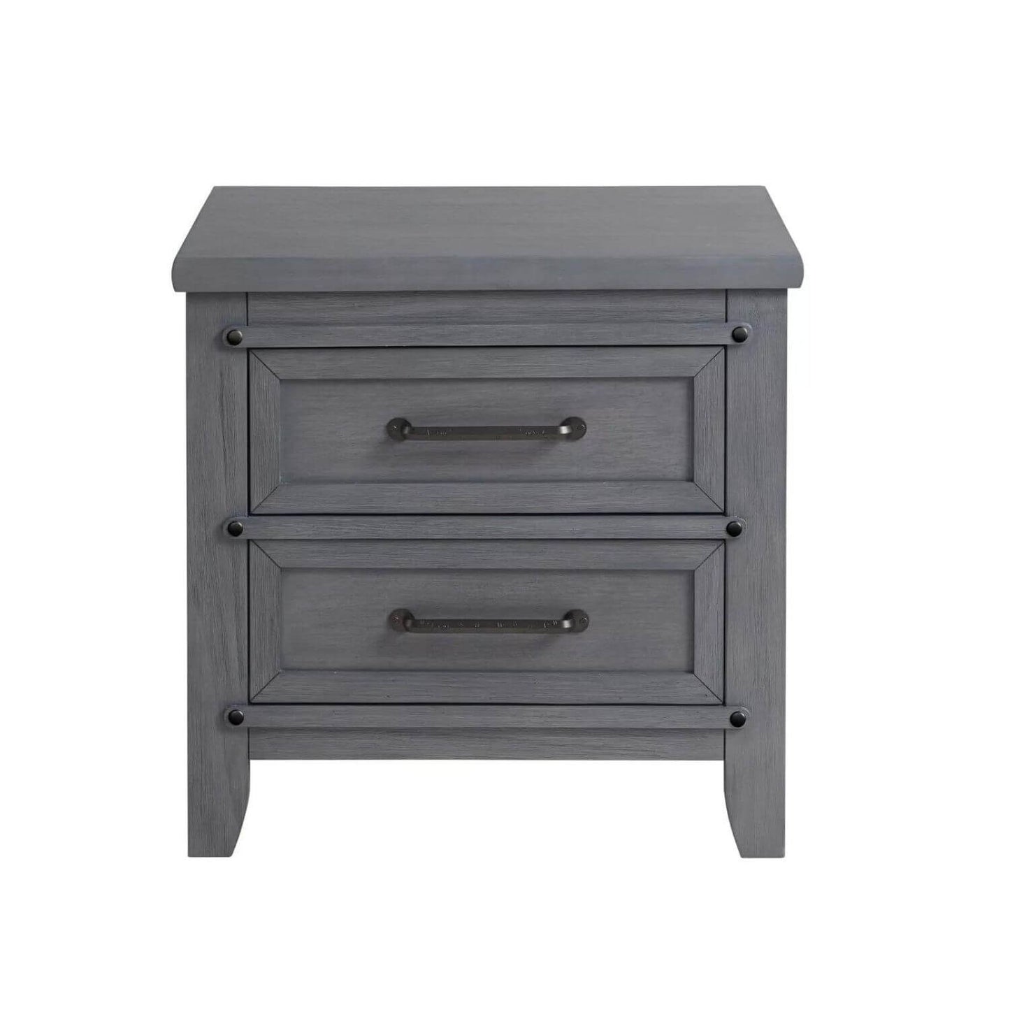 Soho Baby Ellison 2-Drawer Nightstand | Ash Gray