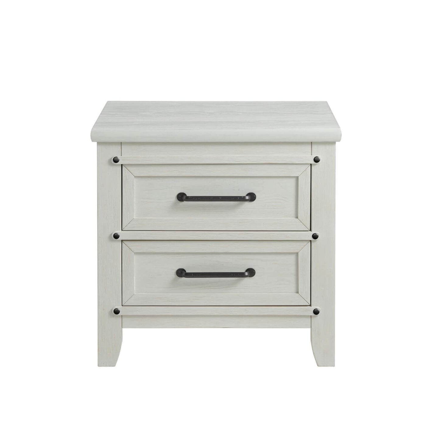 Soho Baby Ellison 2-Drawer Nightstand | Rustic White