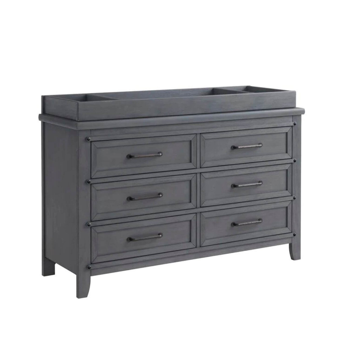 Soho Baby Ellison Changing Topper For 6-Drawer Dresser | Ash Gray