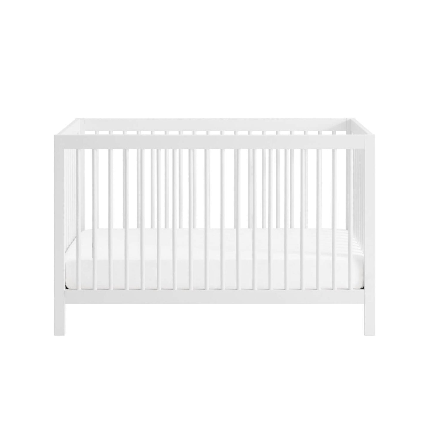 Soho Baby Essential 4 In 1 Convertible Island Crib | White