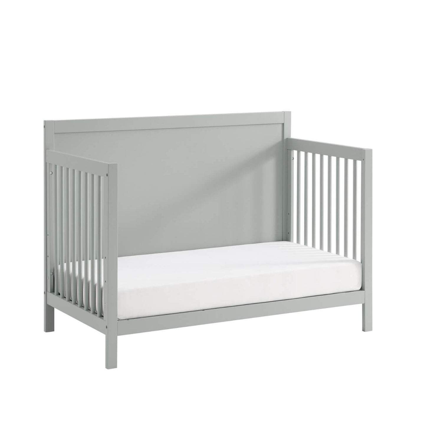 Soho Baby Essential 4-in-1 Convertible Crib with Panel Headboard | Grey