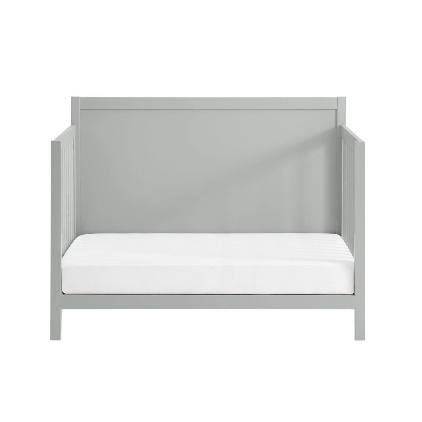 Soho Baby Essential 4-in-1 Convertible Crib with Panel Headboard | Grey