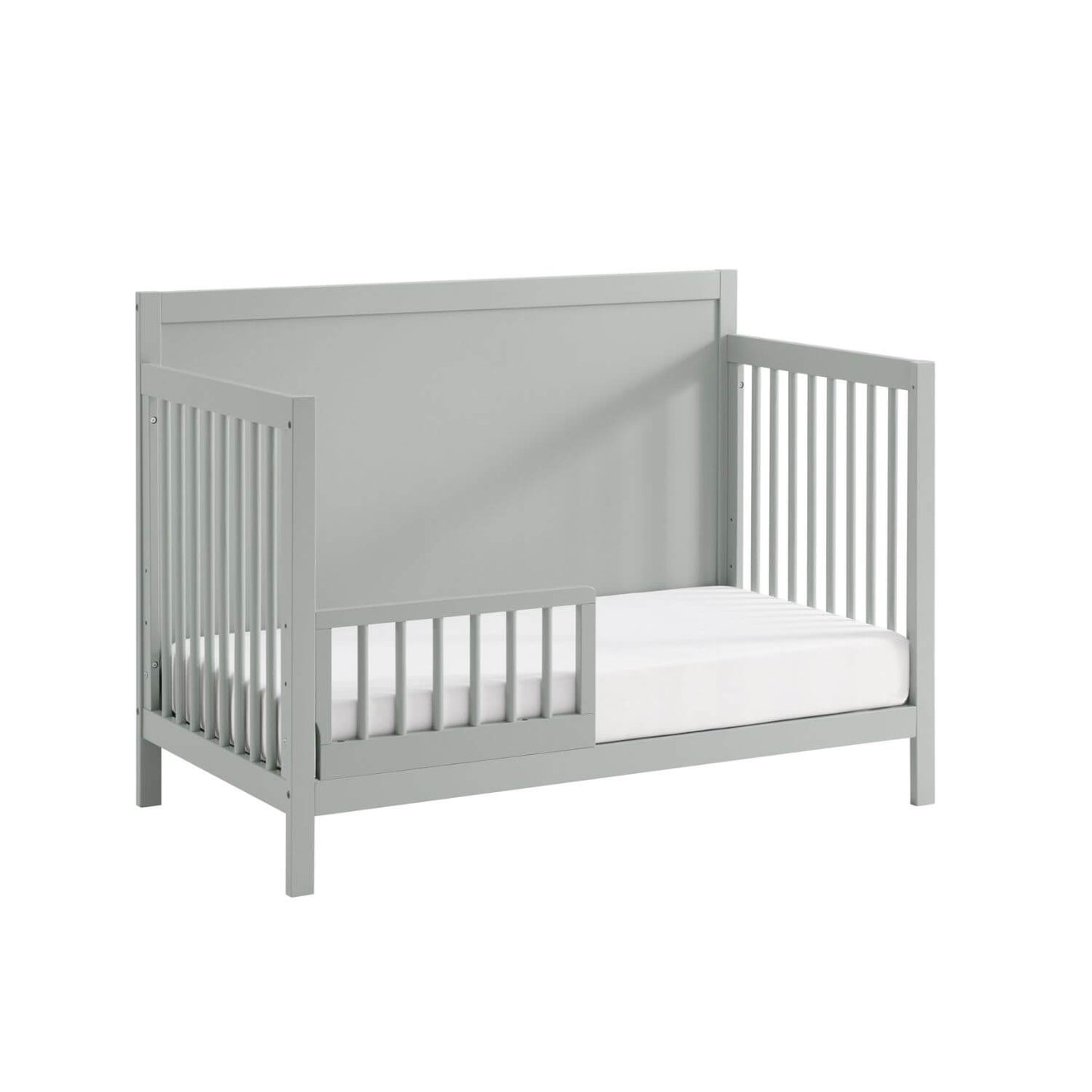 Soho Baby Essential 4-in-1 Convertible Crib with Panel Headboard | Grey