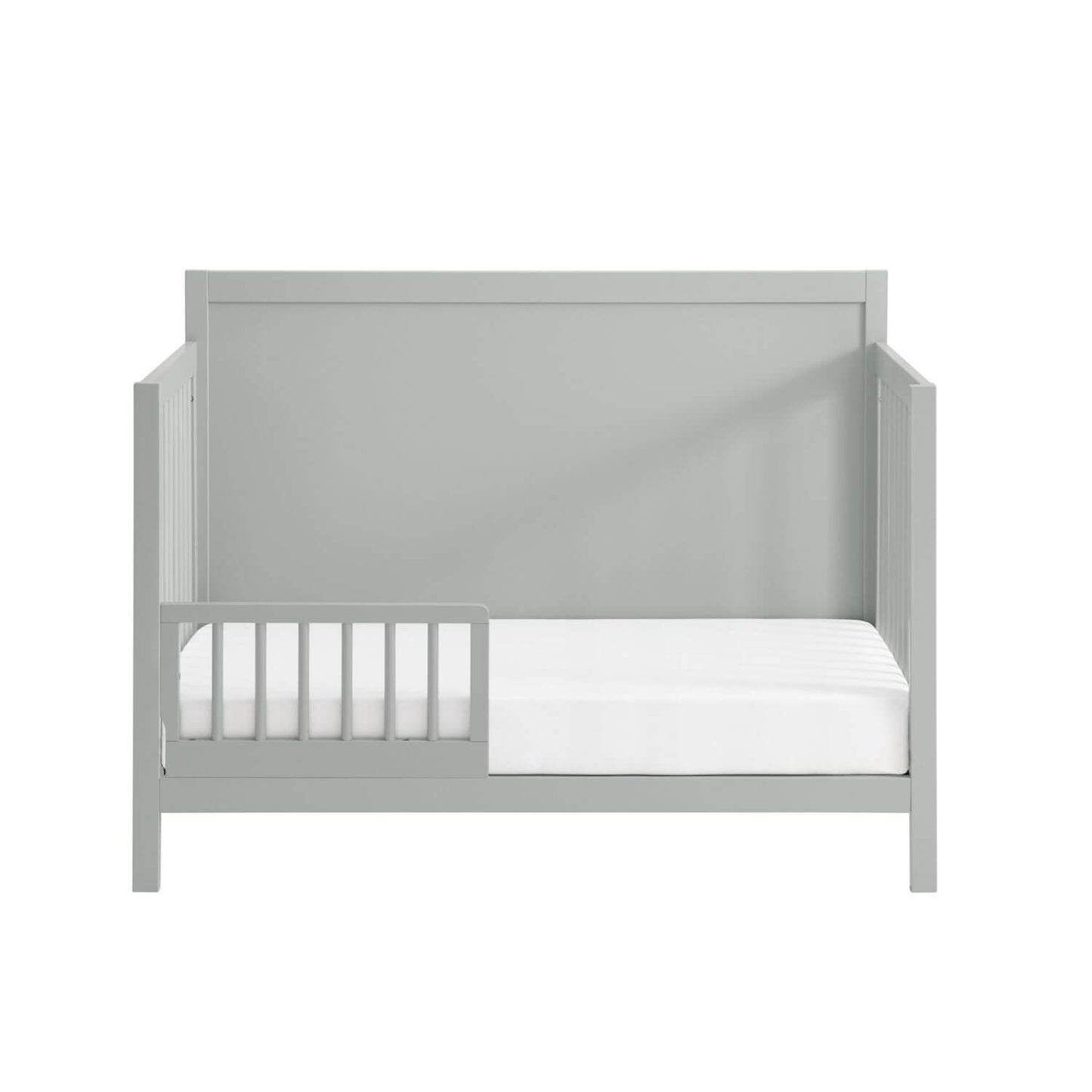 Soho Baby Essential 4-in-1 Convertible Crib with Panel Headboard | Grey