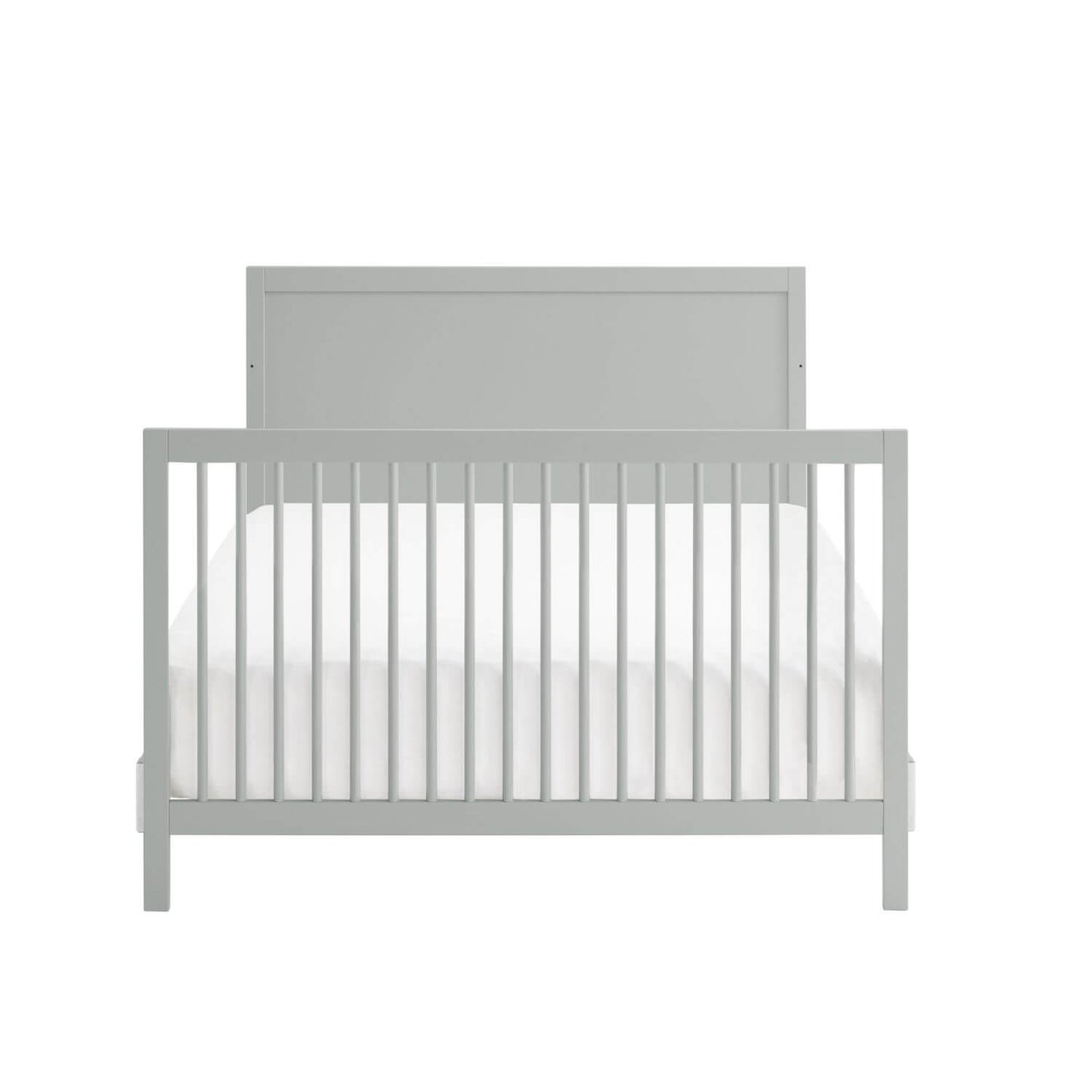 Soho Baby Essential 4-in-1 Convertible Crib with Panel Headboard | Grey