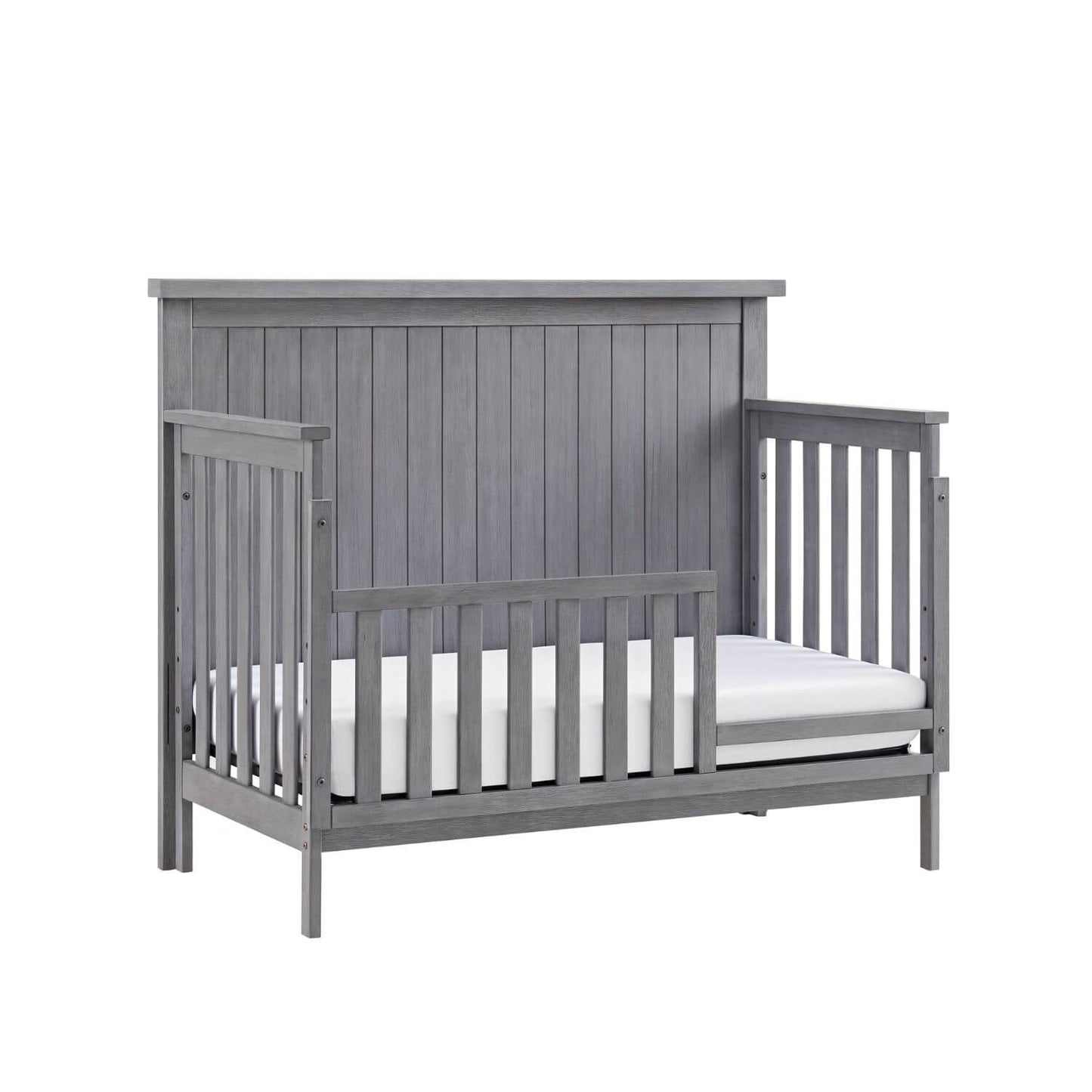 Soho Baby Everlee 4-in-1 Convertible Crib in Greystone - Converted to a Toddler Bed