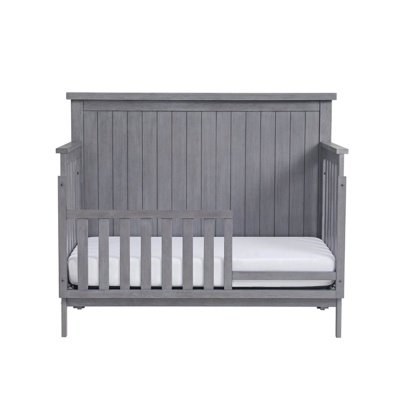 Soho Baby Everlee 4-in-1 Convertible Crib in Greystone - Converted to a Toddler Bed