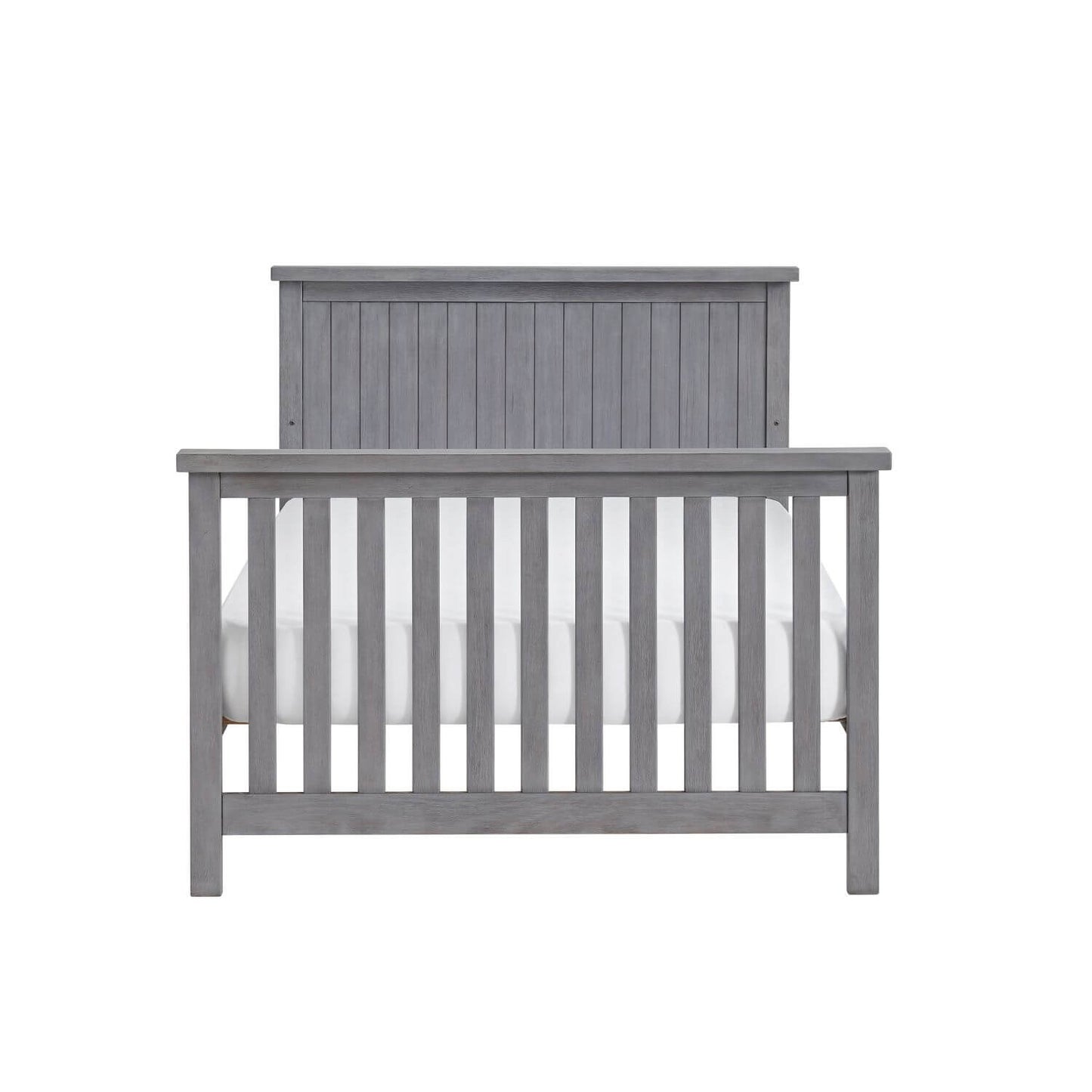 Soho Baby Everlee 4-in-1 Convertible Crib in Greystone - Converted to a Full Bed