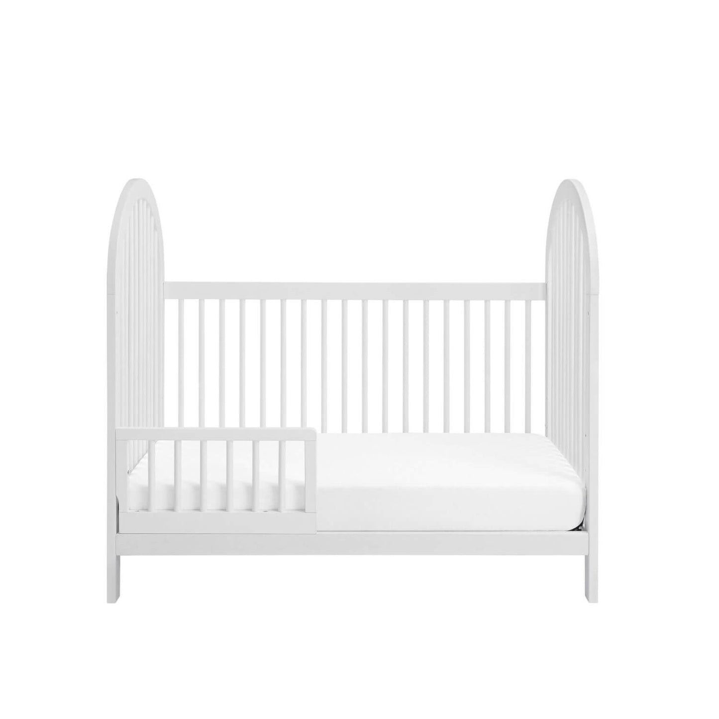 Soho Baby Everlee Island Crib to Toddler Bed Guard Rail in Whitewash
