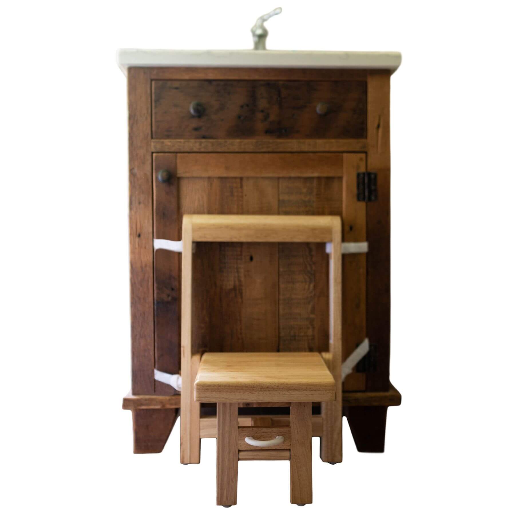 Busy Kids Fold 'N Store Step Stool Natural