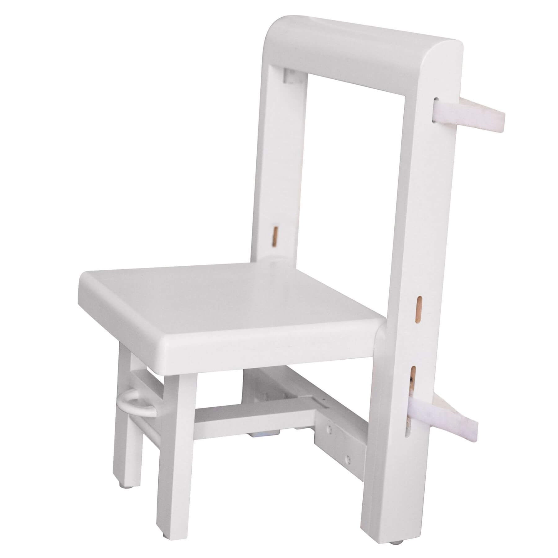 Busy Kids Fold 'N Store Step Stool White
