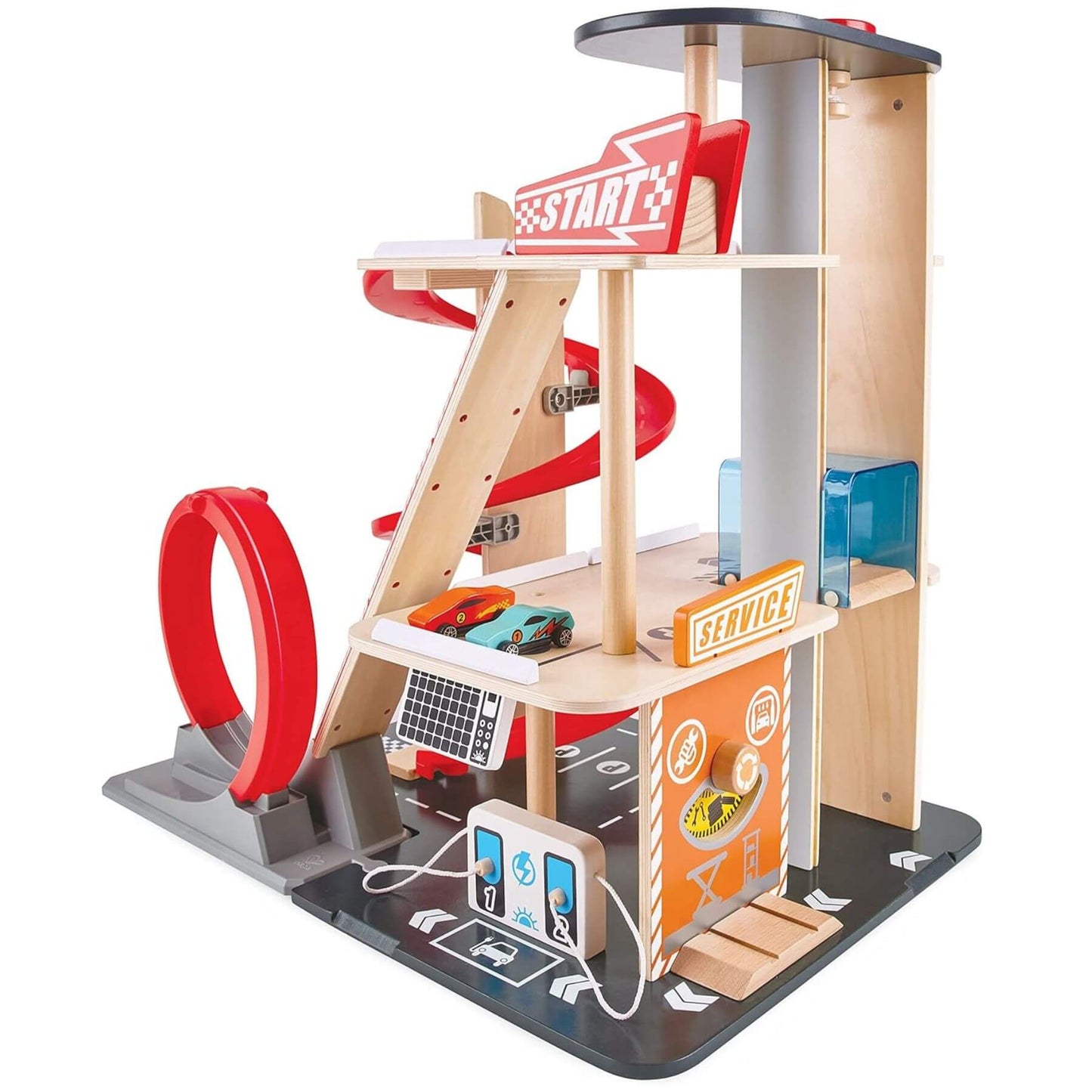 Hape Gearhead Stunt Garage