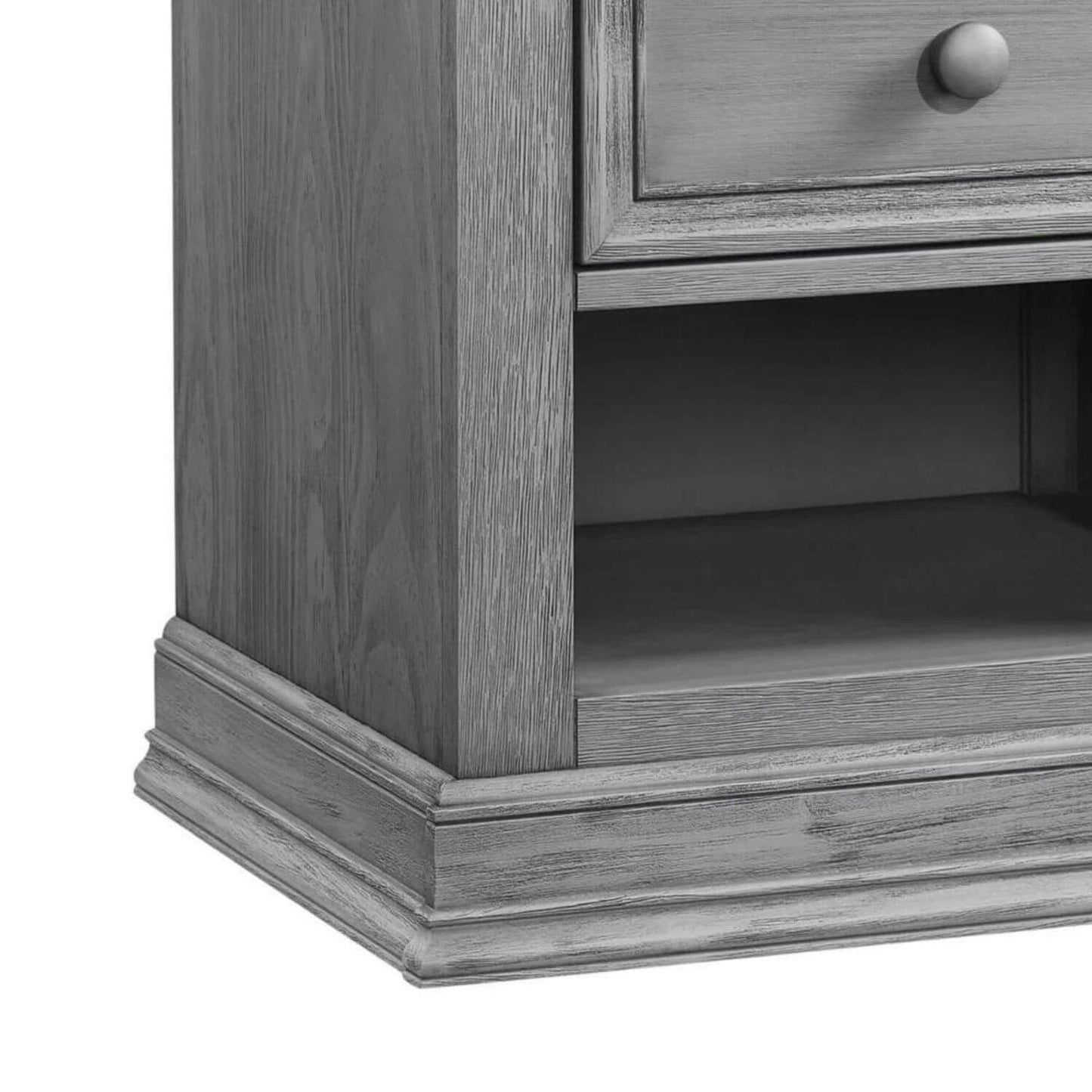 Oxford Baby Glenbrook 1-Drawer Nightstand | Graphite Gray