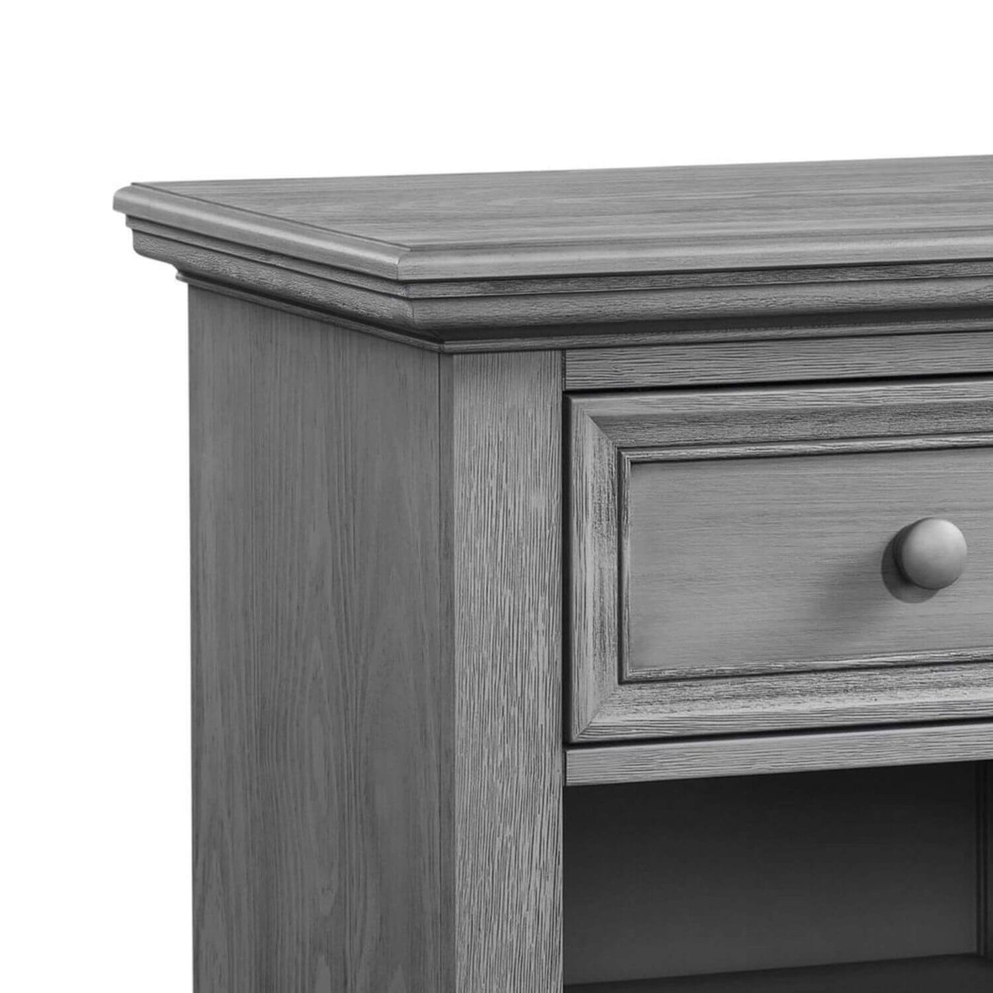 Oxford Baby Glenbrook 1-Drawer Nightstand | Graphite Gray