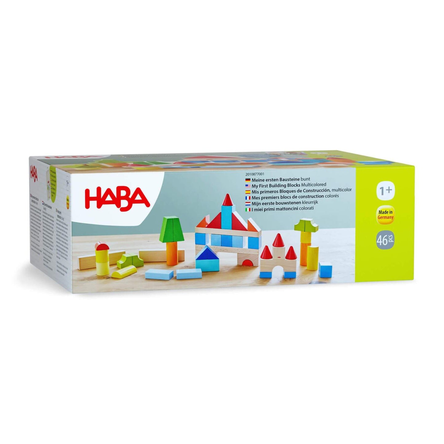 HABA toy building blocks set packaging