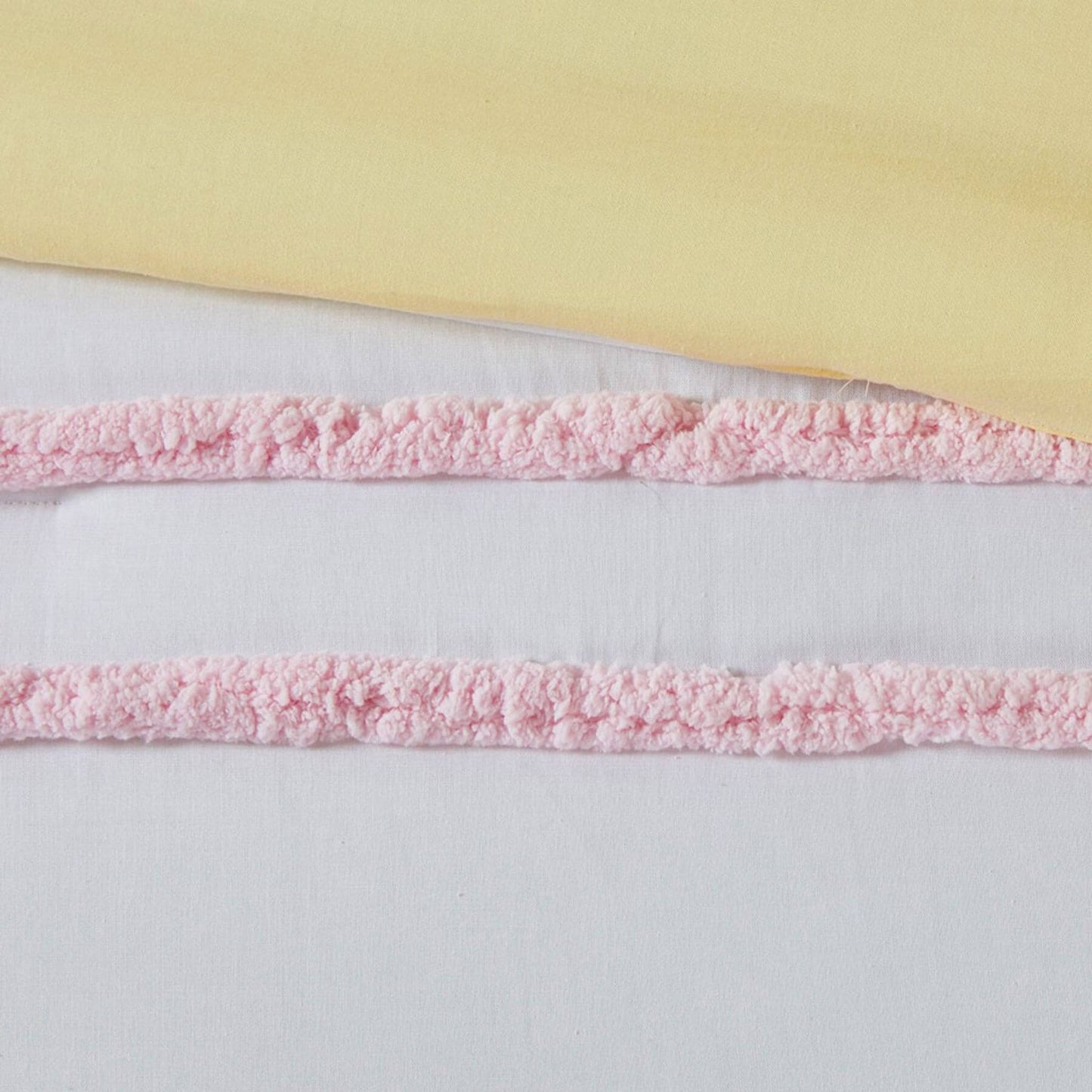 Detail View of Haisley Cotton Comforter Set with Chenille Trim