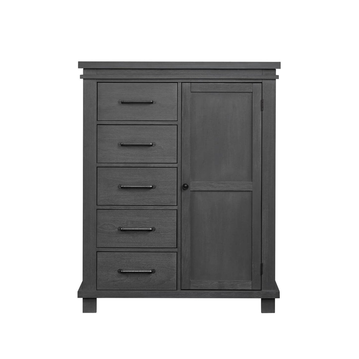 Soho Baby Hampton 5-Drawer Chifferobe | Canyon Gray