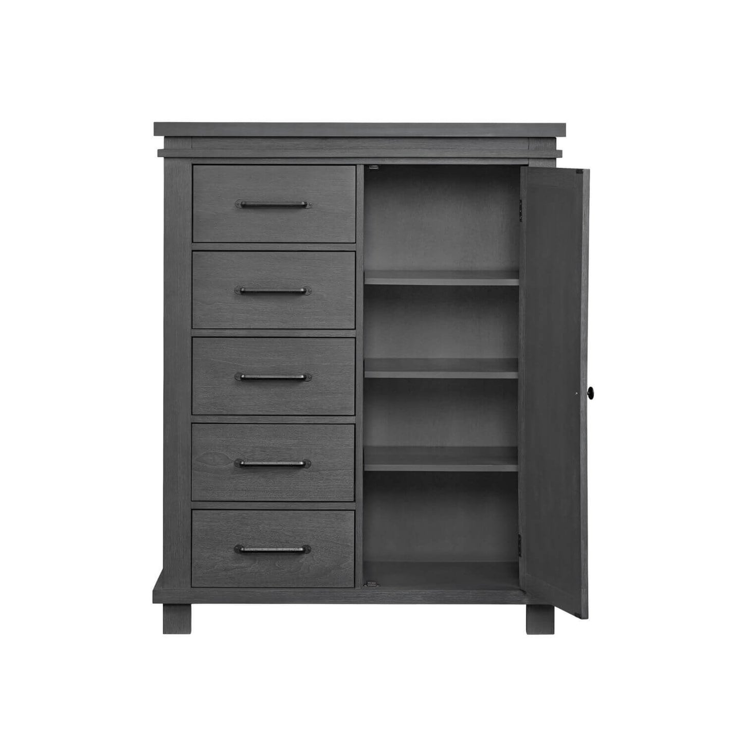 Soho Baby Hampton 5-Drawer Chifferobe | Canyon Gray