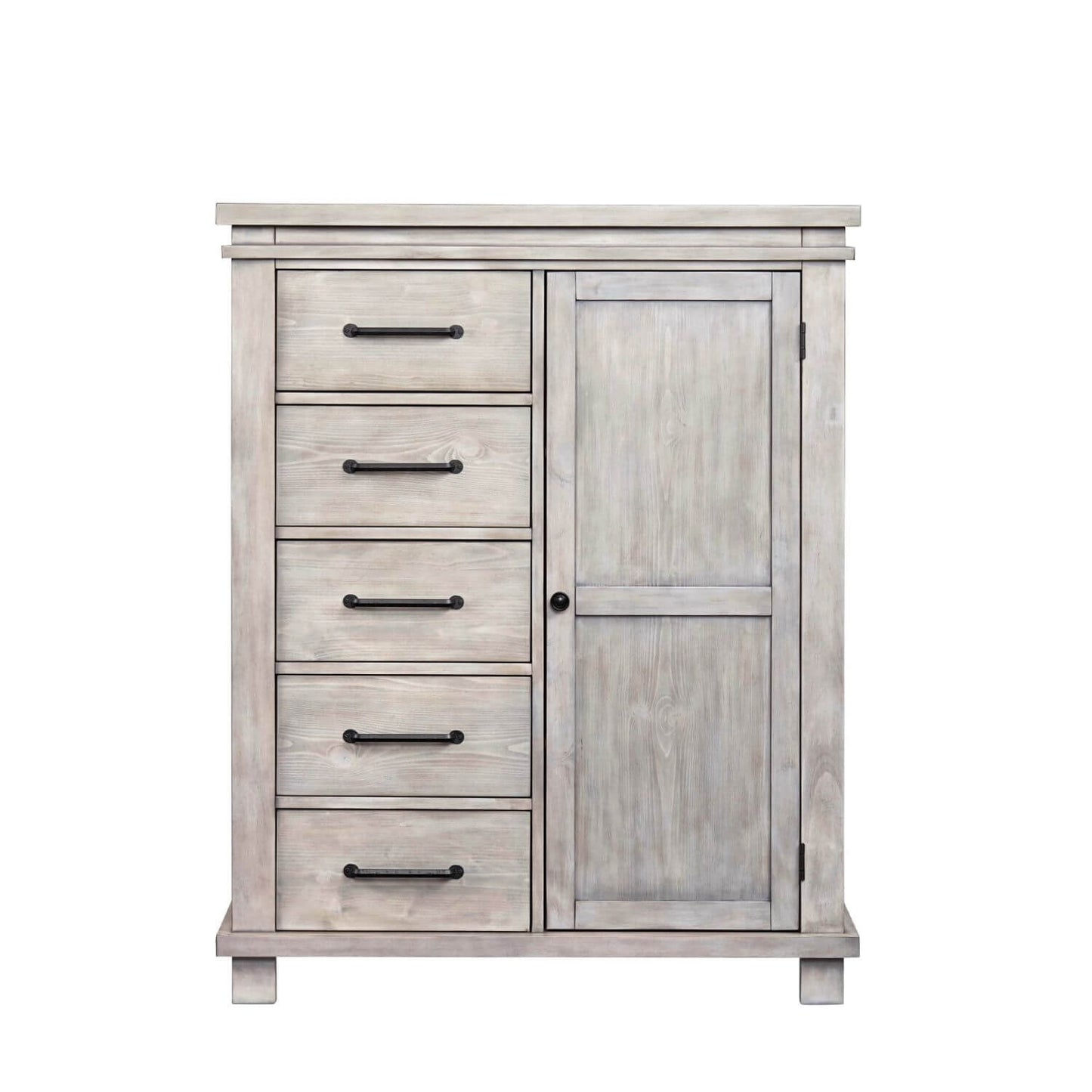 Soho Baby Hampton 5-Drawer Chifferobe, Stone Wash