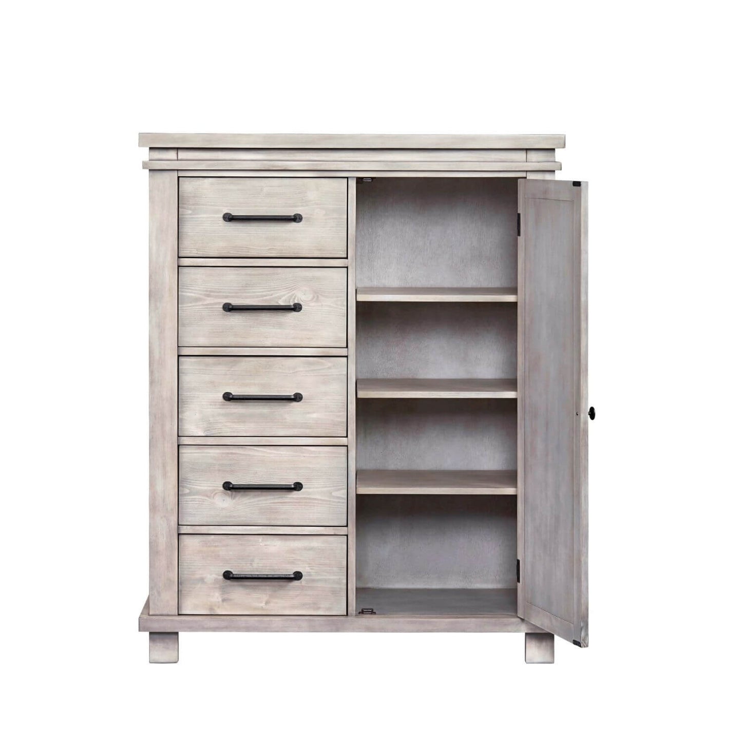 Soho Baby Hampton 5-Drawer Chifferobe, Stone Wash
