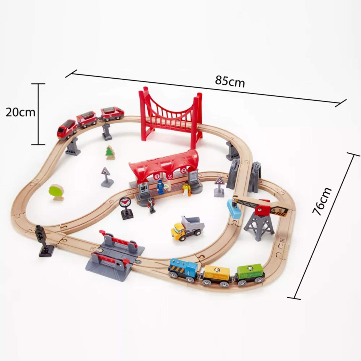 Hape Busy City Rail Set