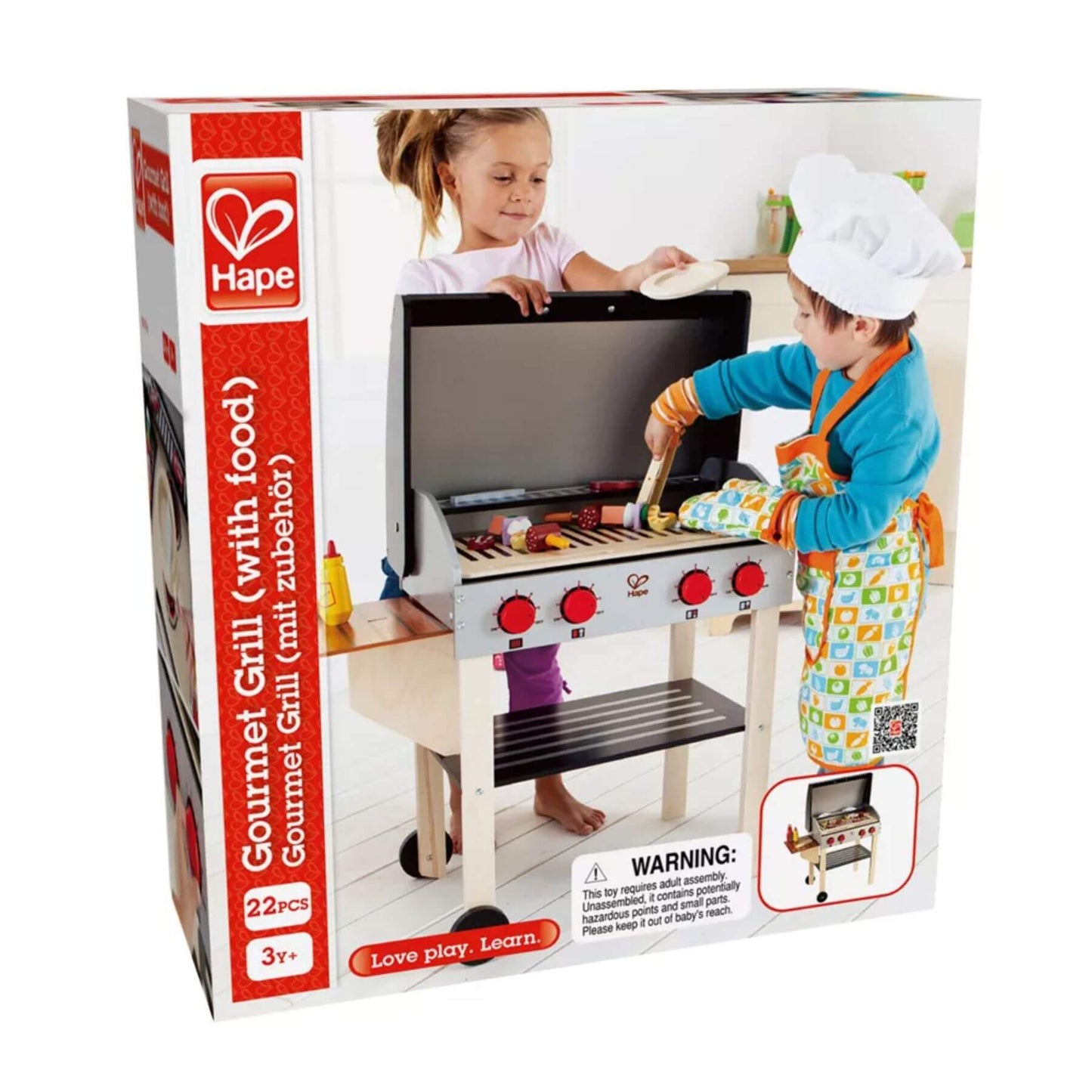 Packaged Hape Gourmet Grill (with food)