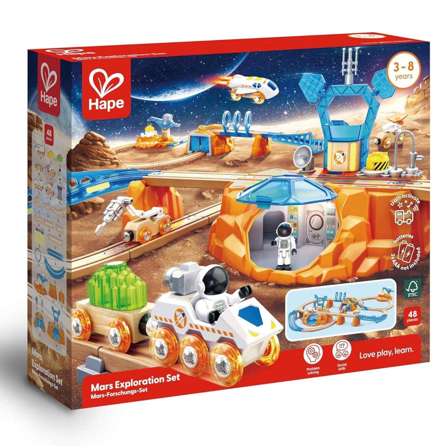 Packaged Hape Mars Exploration Set