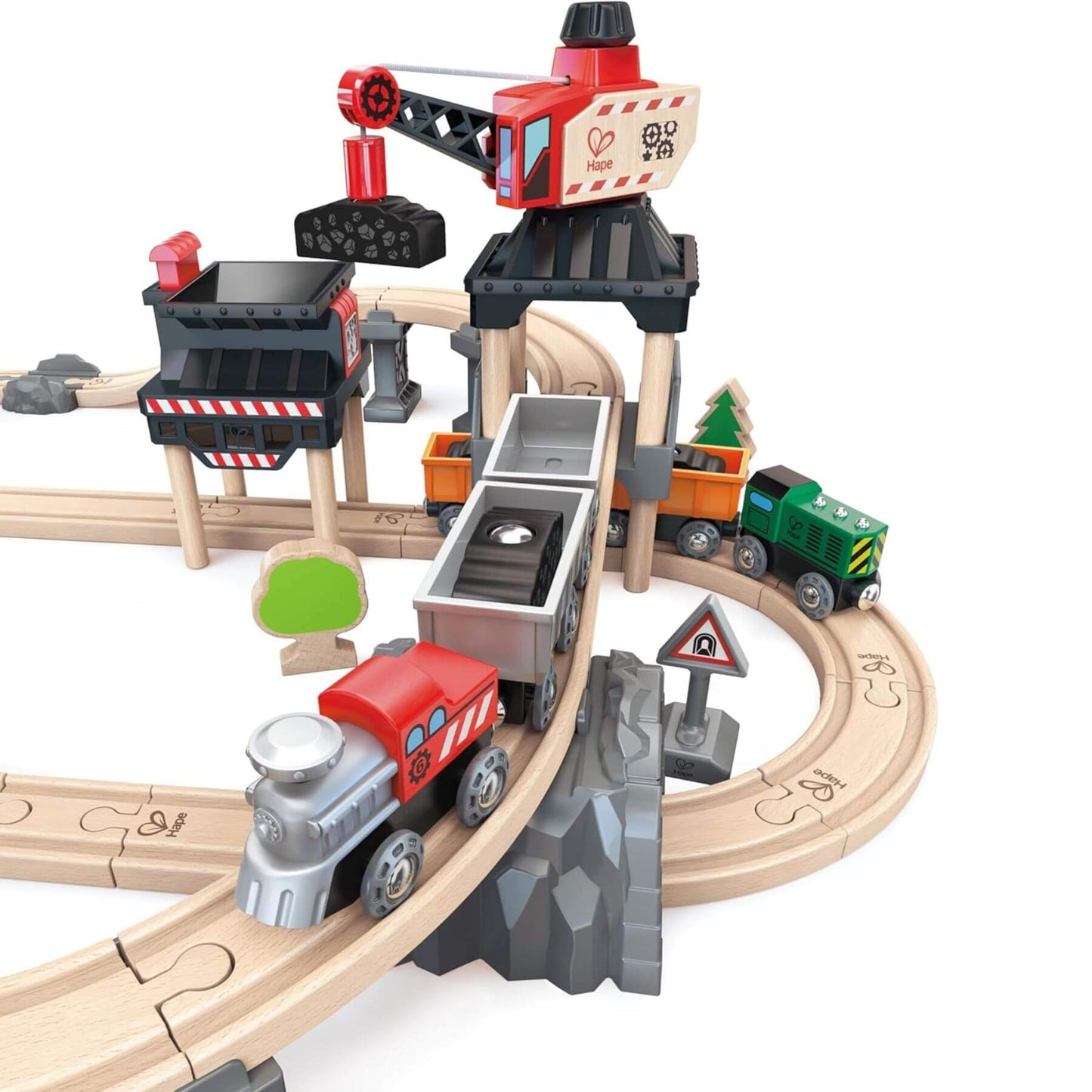 Detail of Hape Mining Loader Set