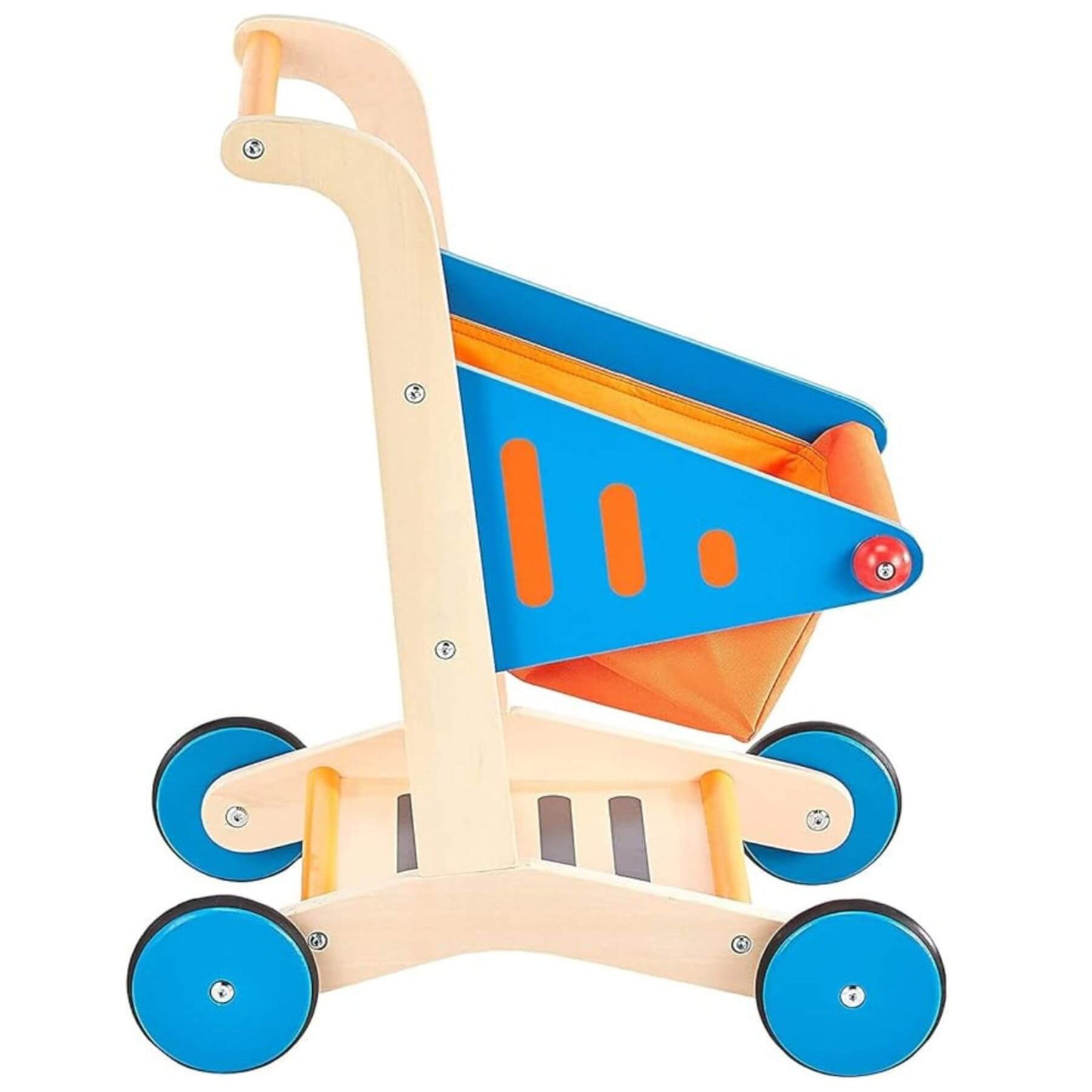 Side View of Hape Shopping Cart
