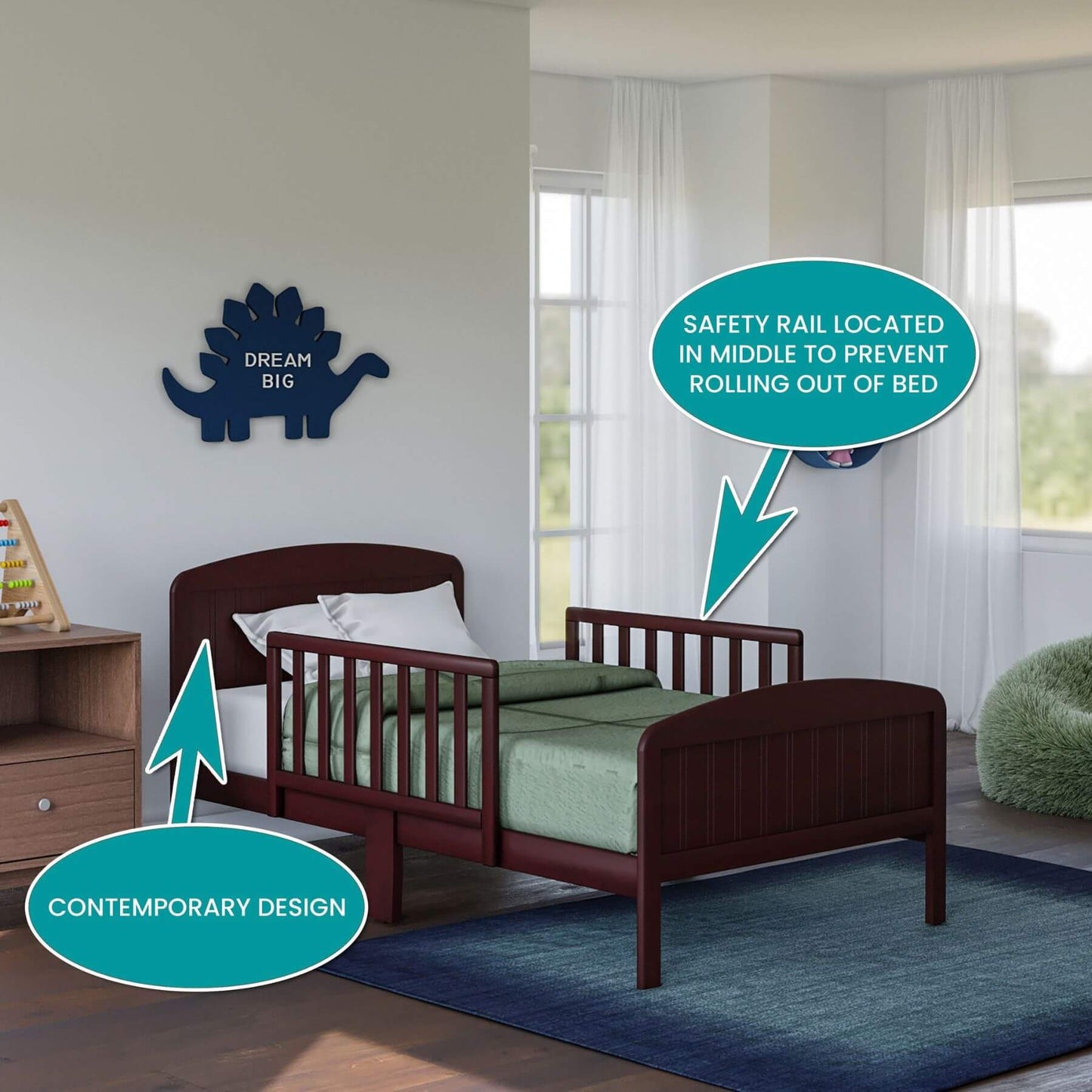 Busy Kids Furniture Harrisburg Toddler Bed Espresso